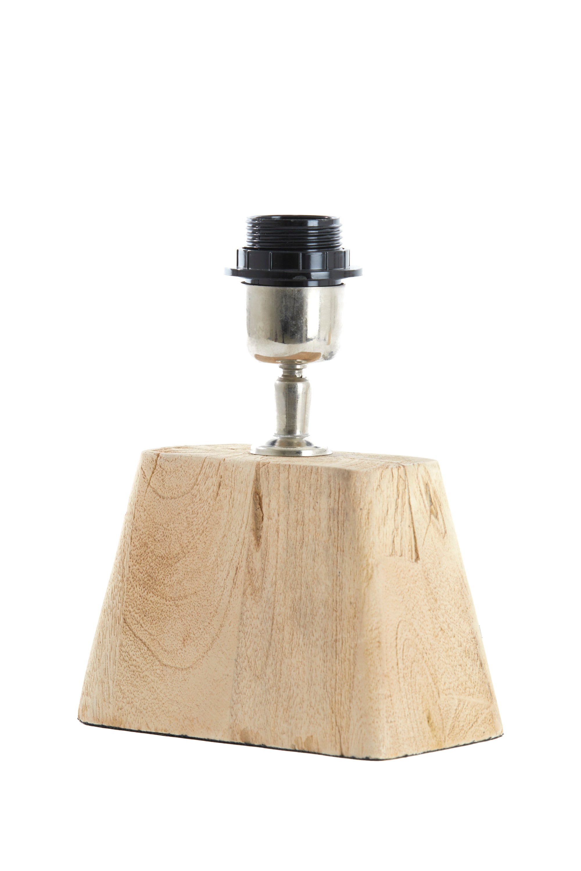 Kardan Matt Natural Wood Large Table Lamp Base 19cm