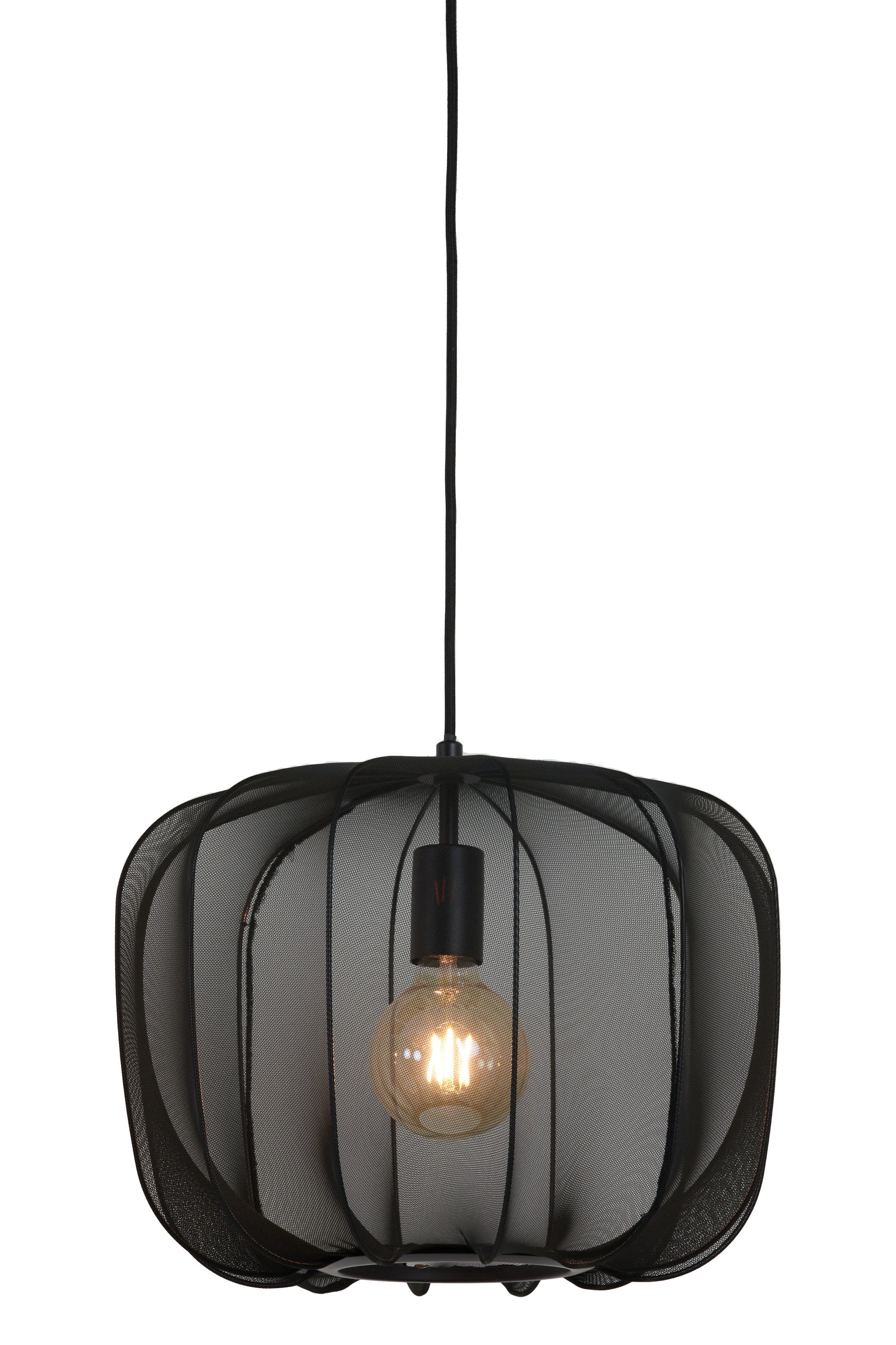 Plumeria Black Pendant Light 40cm