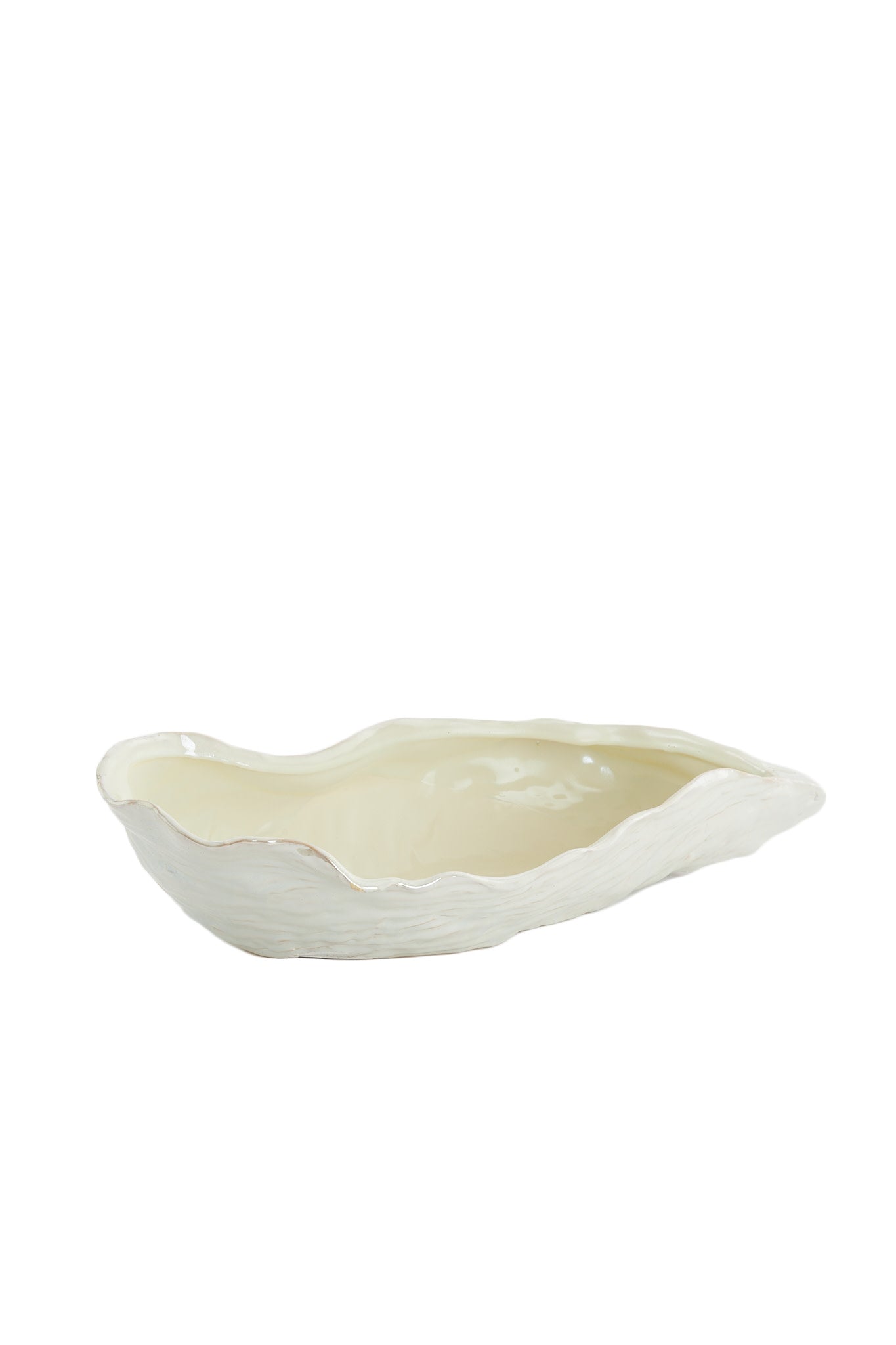 Kalako Cream Pearl Ceramic Decorative Bowl