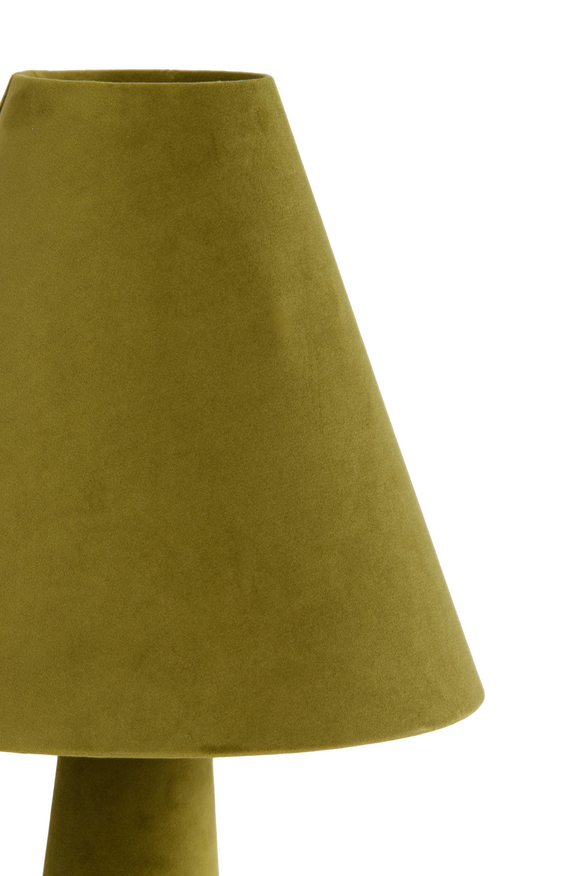 Devia Green Velvet Table Lamp