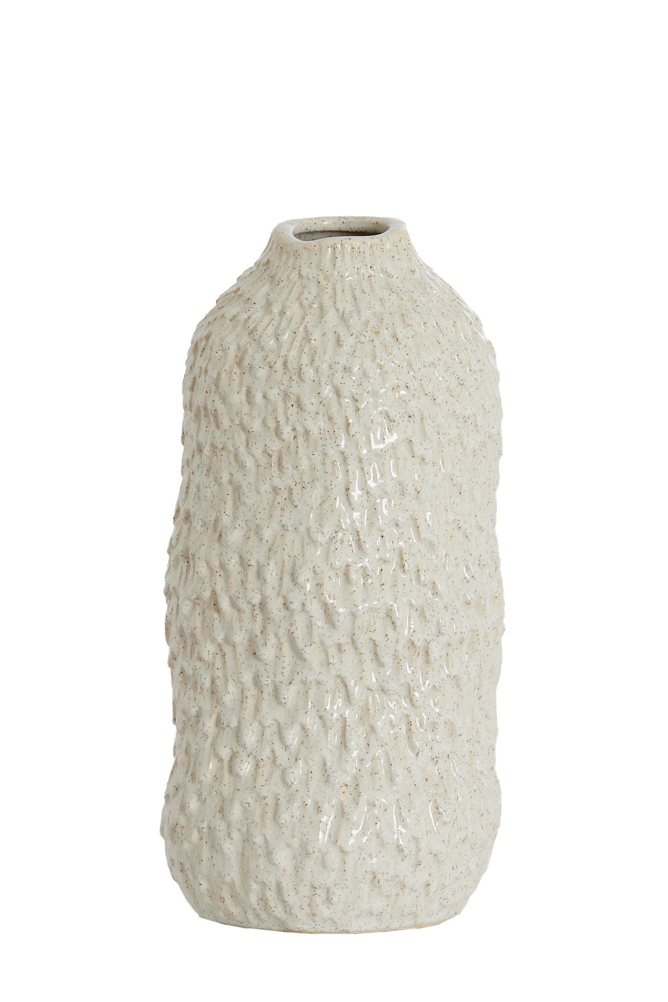 Asola Cream Ceramic Vase 35.5cm