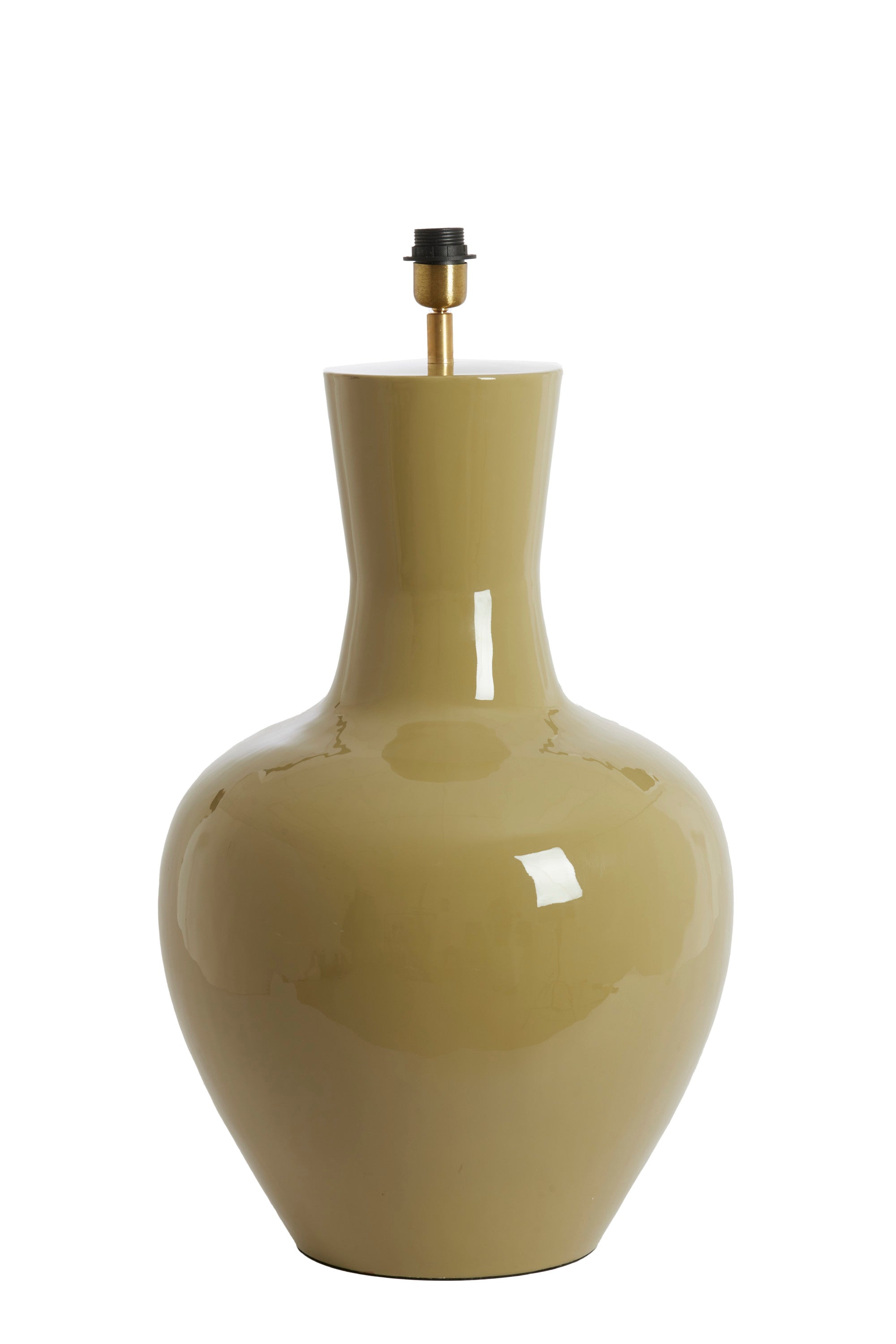 Nana Gloss Olive Green Metal Table Lamp Base 69cm