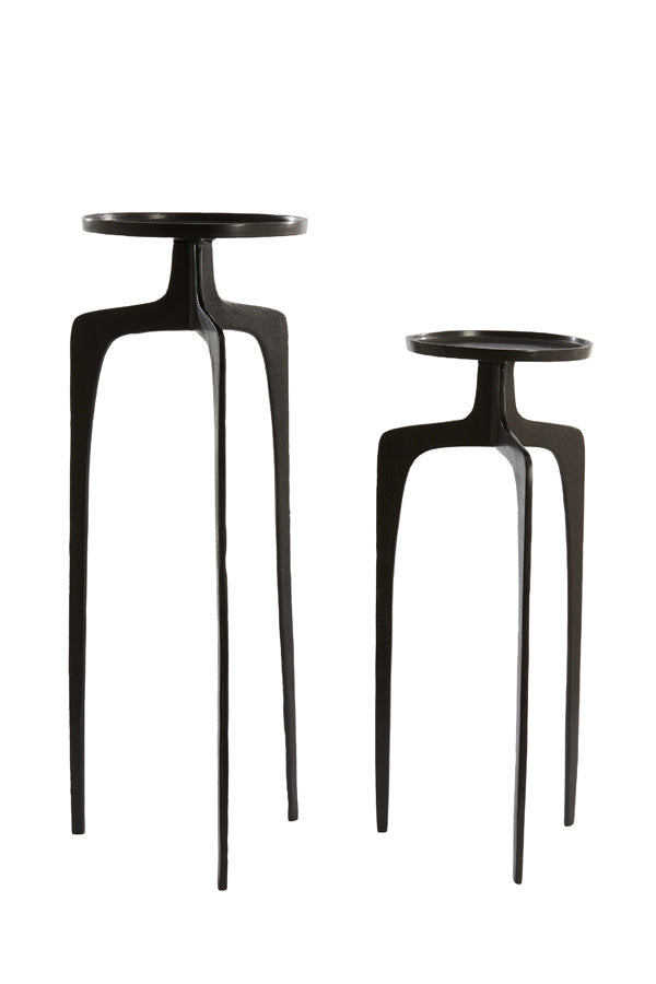 Pano Set of 2 Dark Bronze Plinths