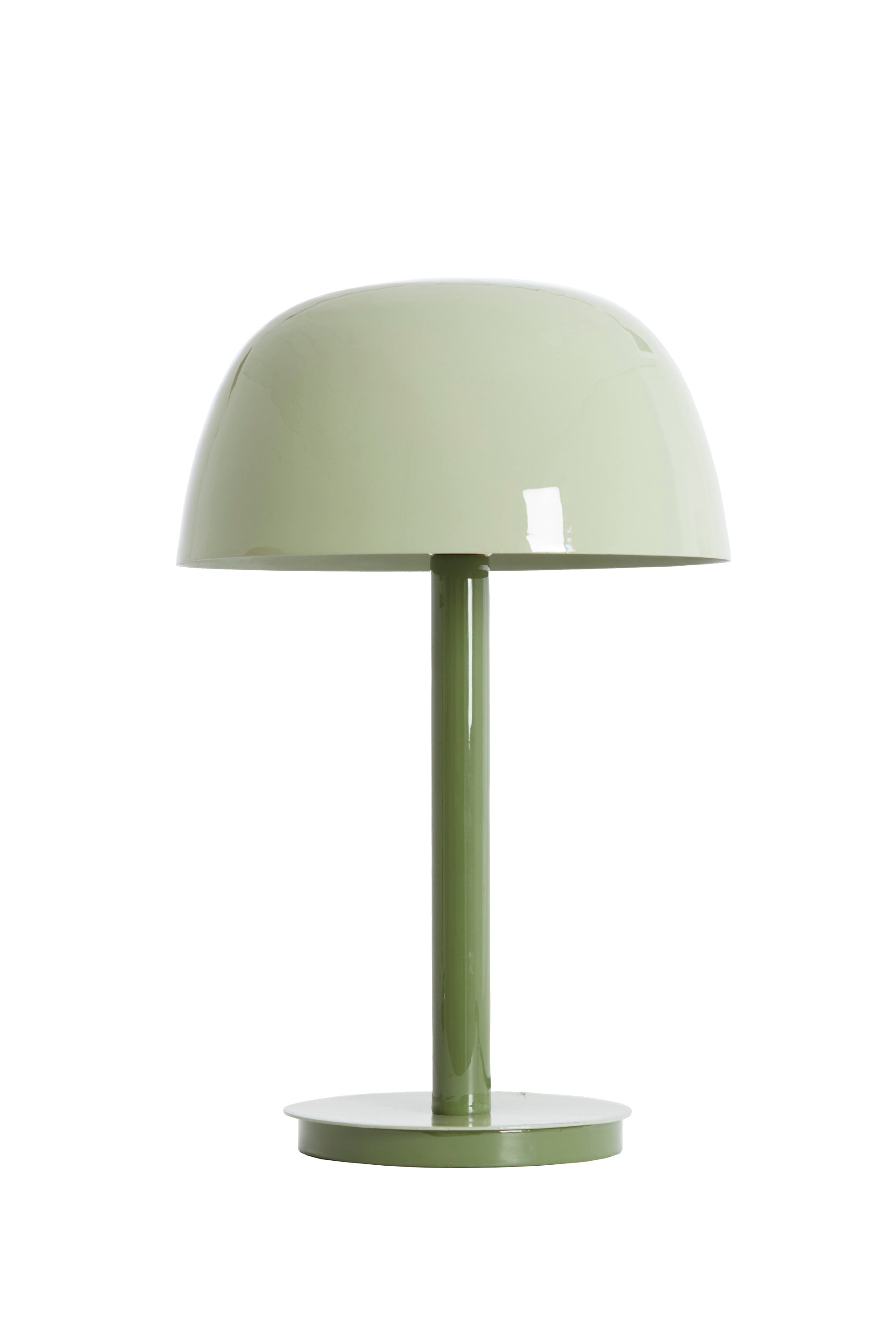 Marivet Two Tone Olive Green Metal Table Lamp 48cm