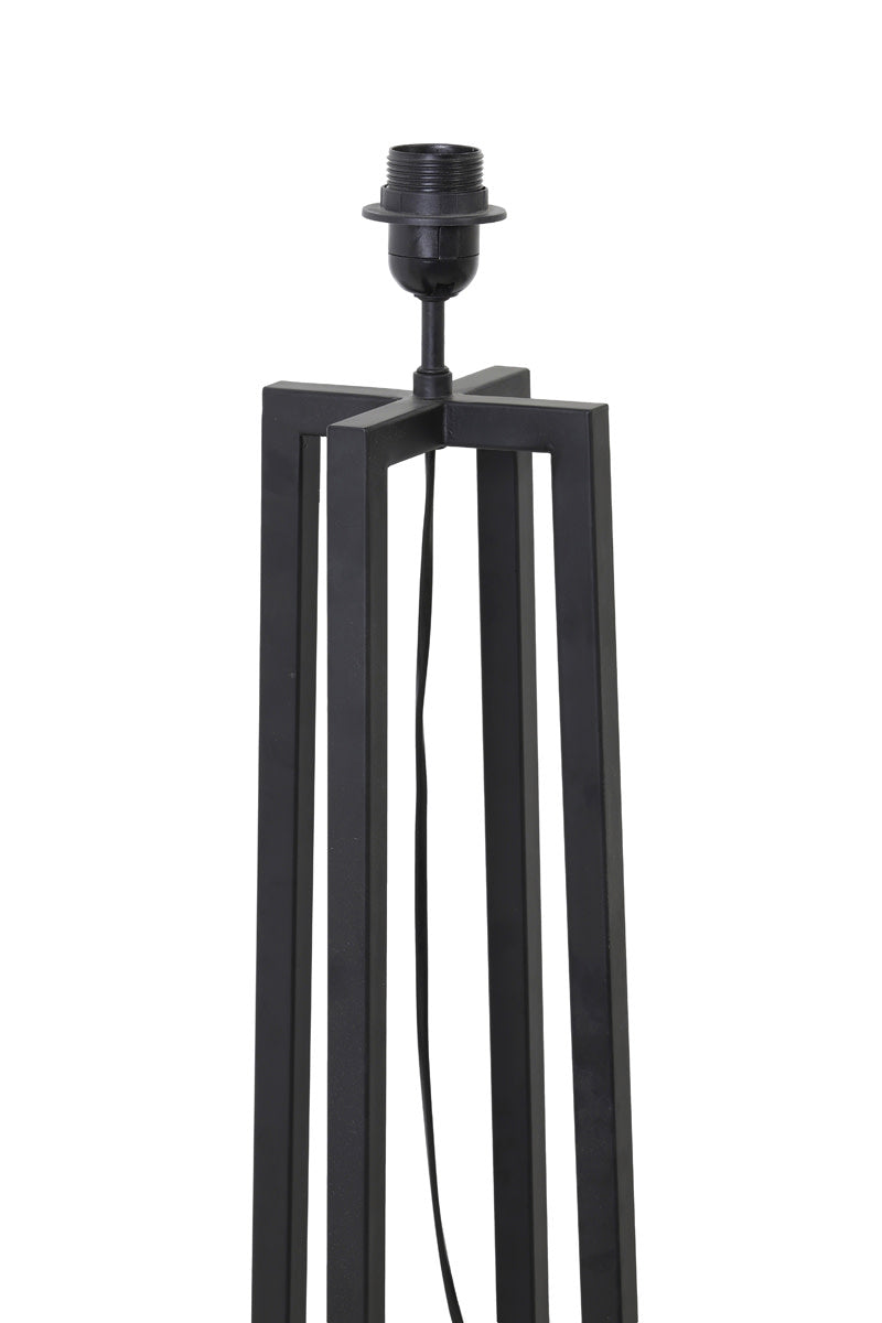 Miley Matt Black Metal Floor Lamp Base