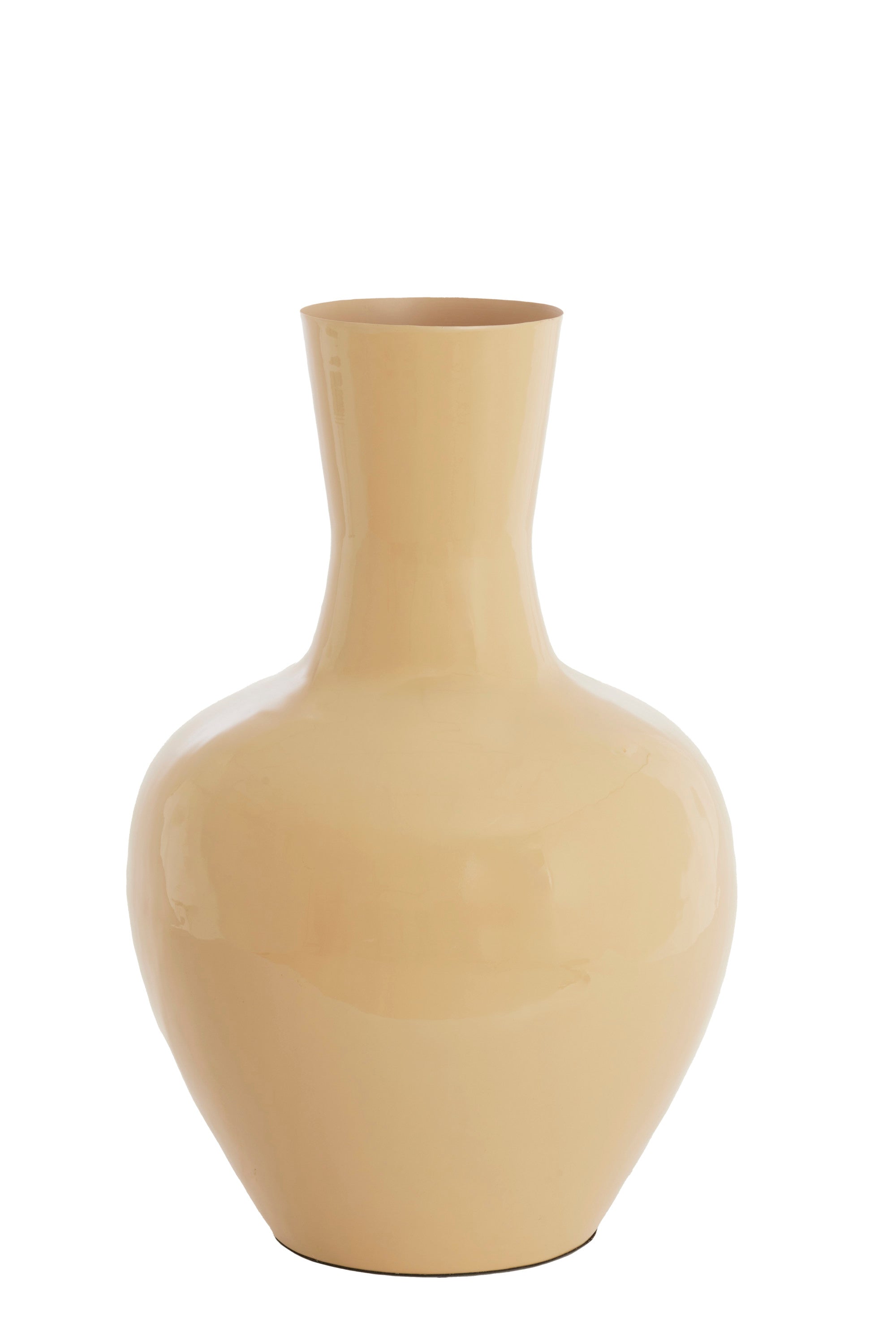 Nana Gloss Sand Metal Vase 69cm