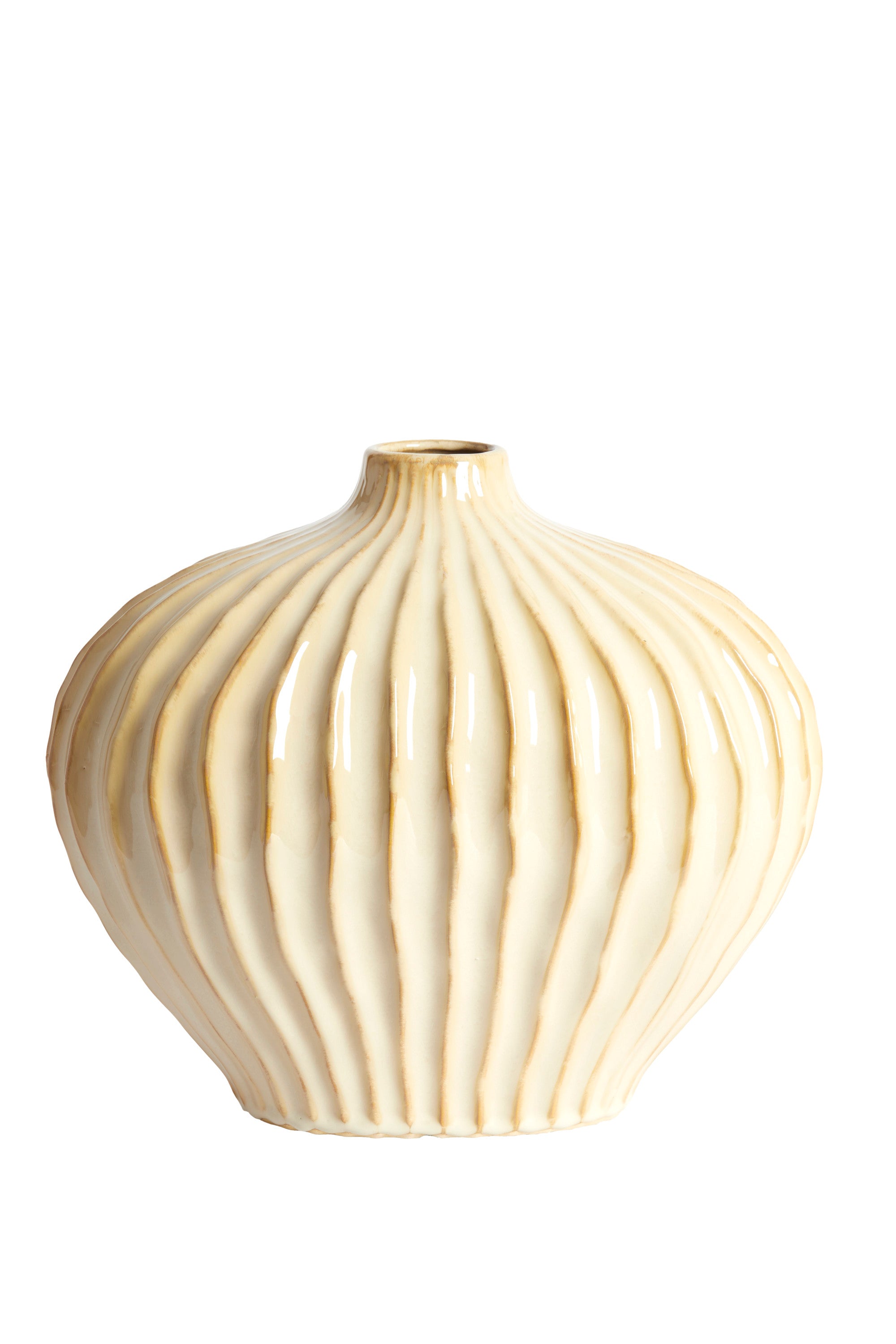 Lorito Sand/Beige Ceramic Vase 30cm