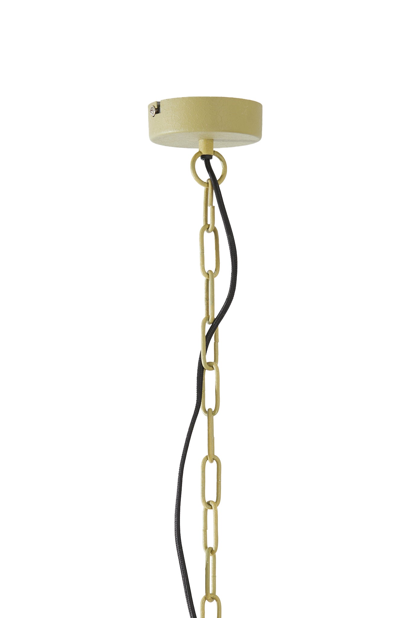 Neiva Matt Olive Green Metal Pendant Light 46cm