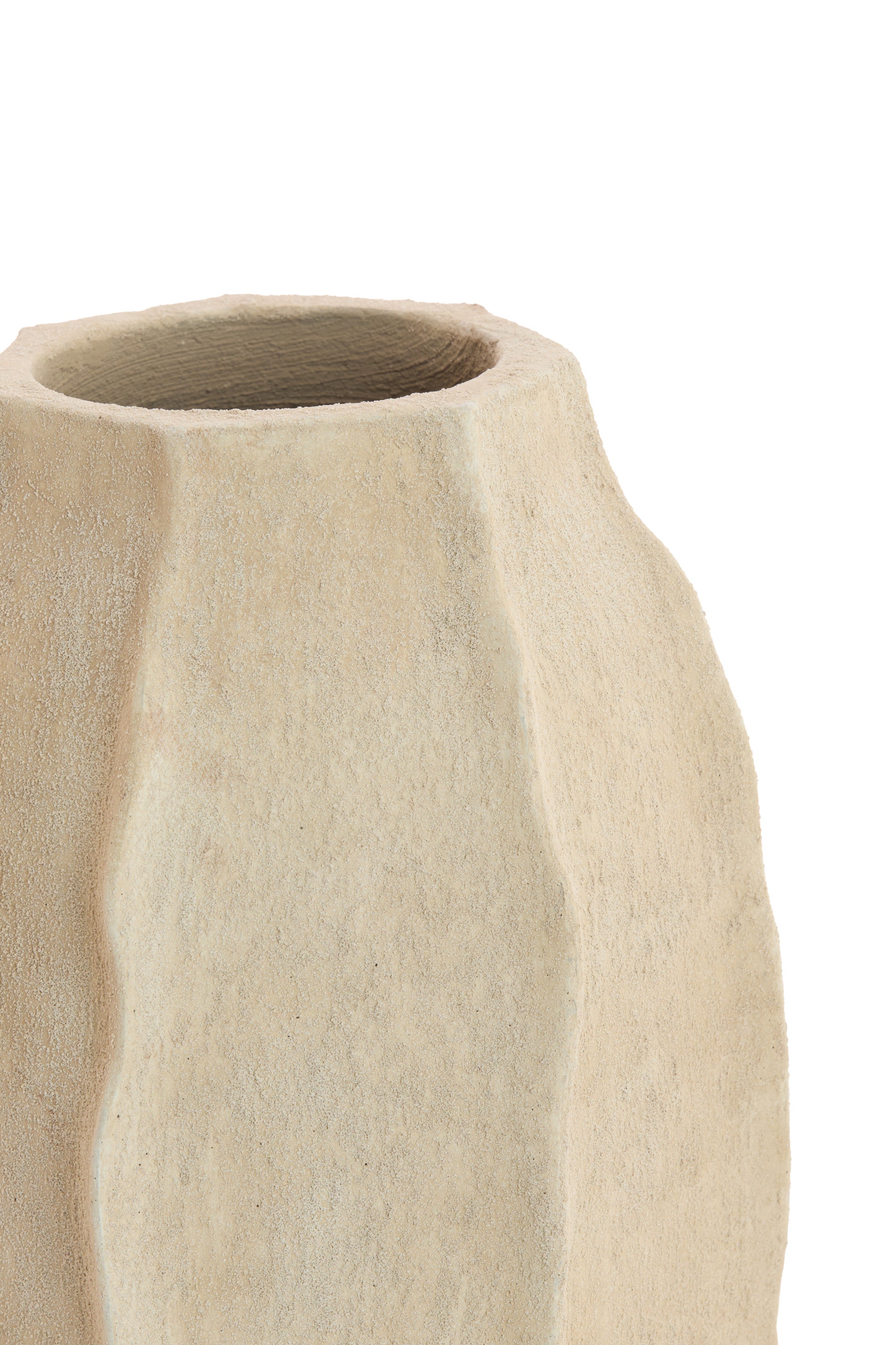 Saphira Matt Sand Vase 50cm