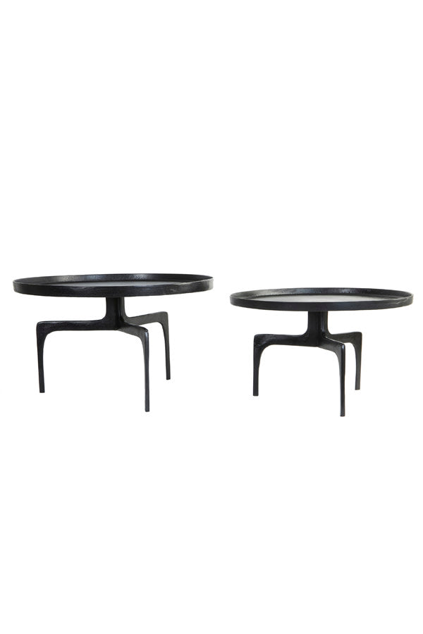 Pano Set of 2 Dark Bronze Coffee Tables