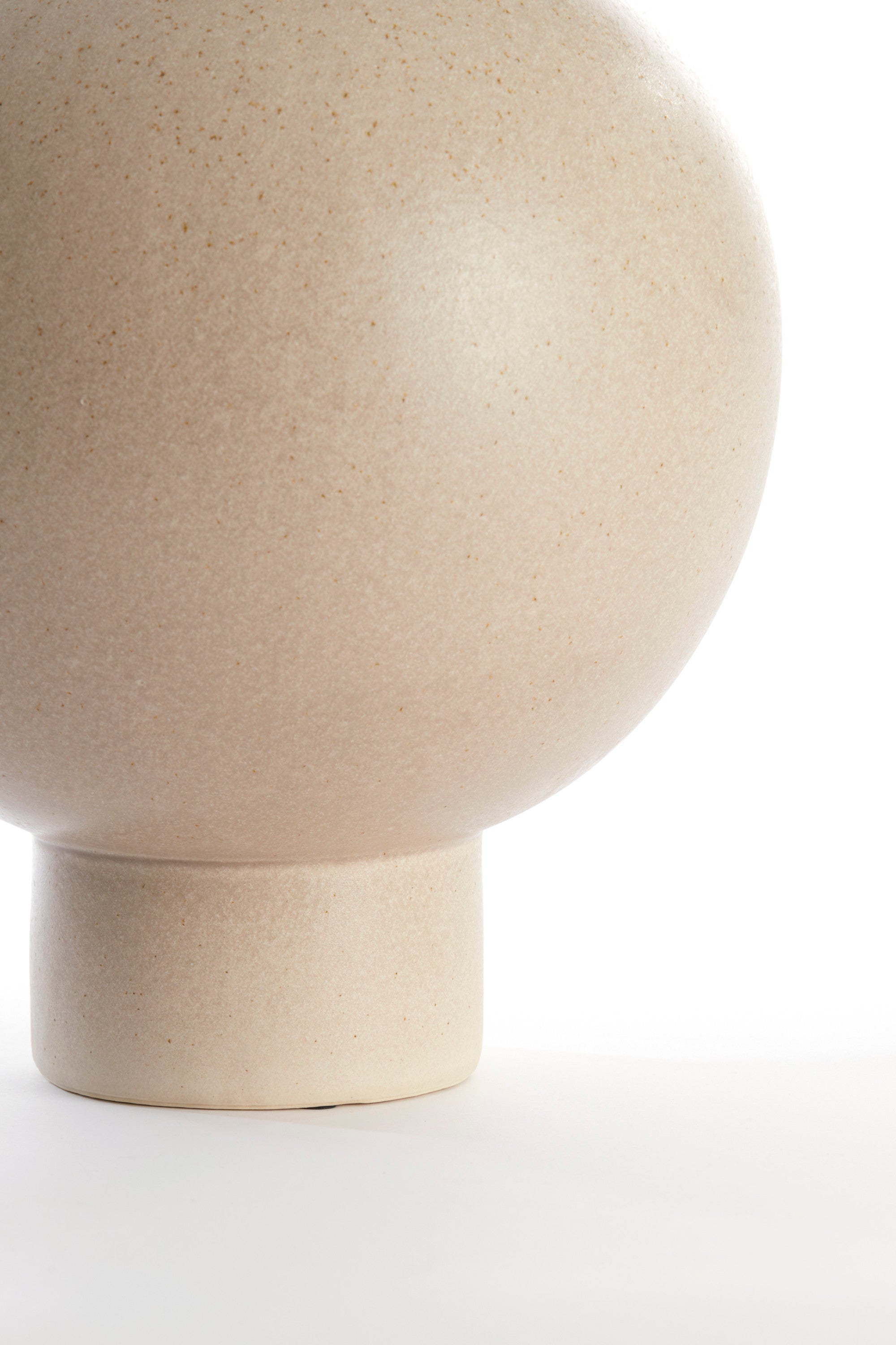 Zelata Sand Ceramic Vase 38cm