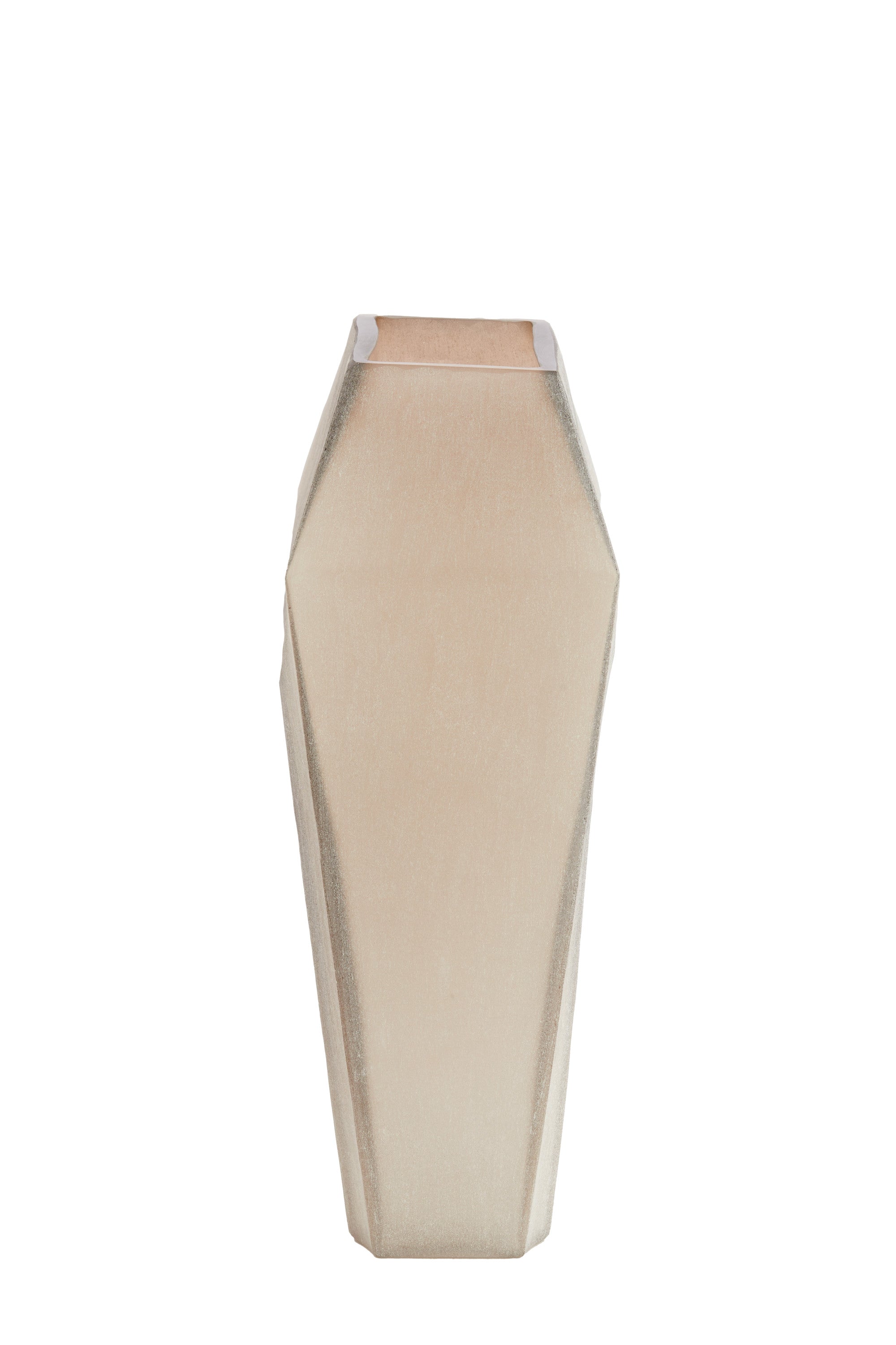 Vionna Light Brown Glass Vase 44.5cm