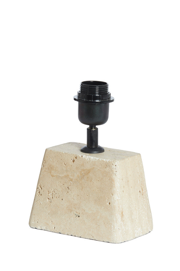 Kardan Sand Travertine Table Lamp Base 21cm