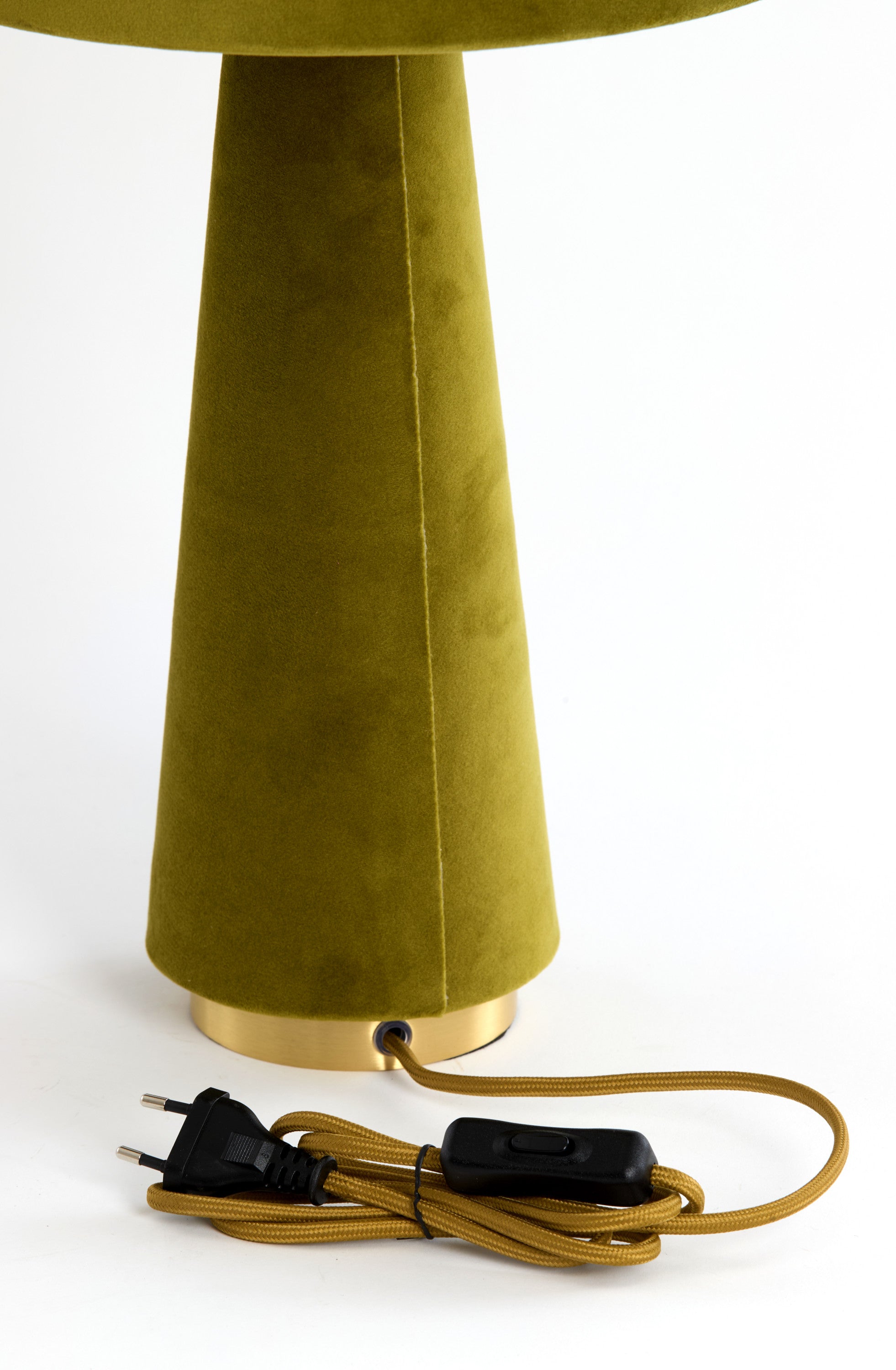 Devia Green Velvet Table Lamp
