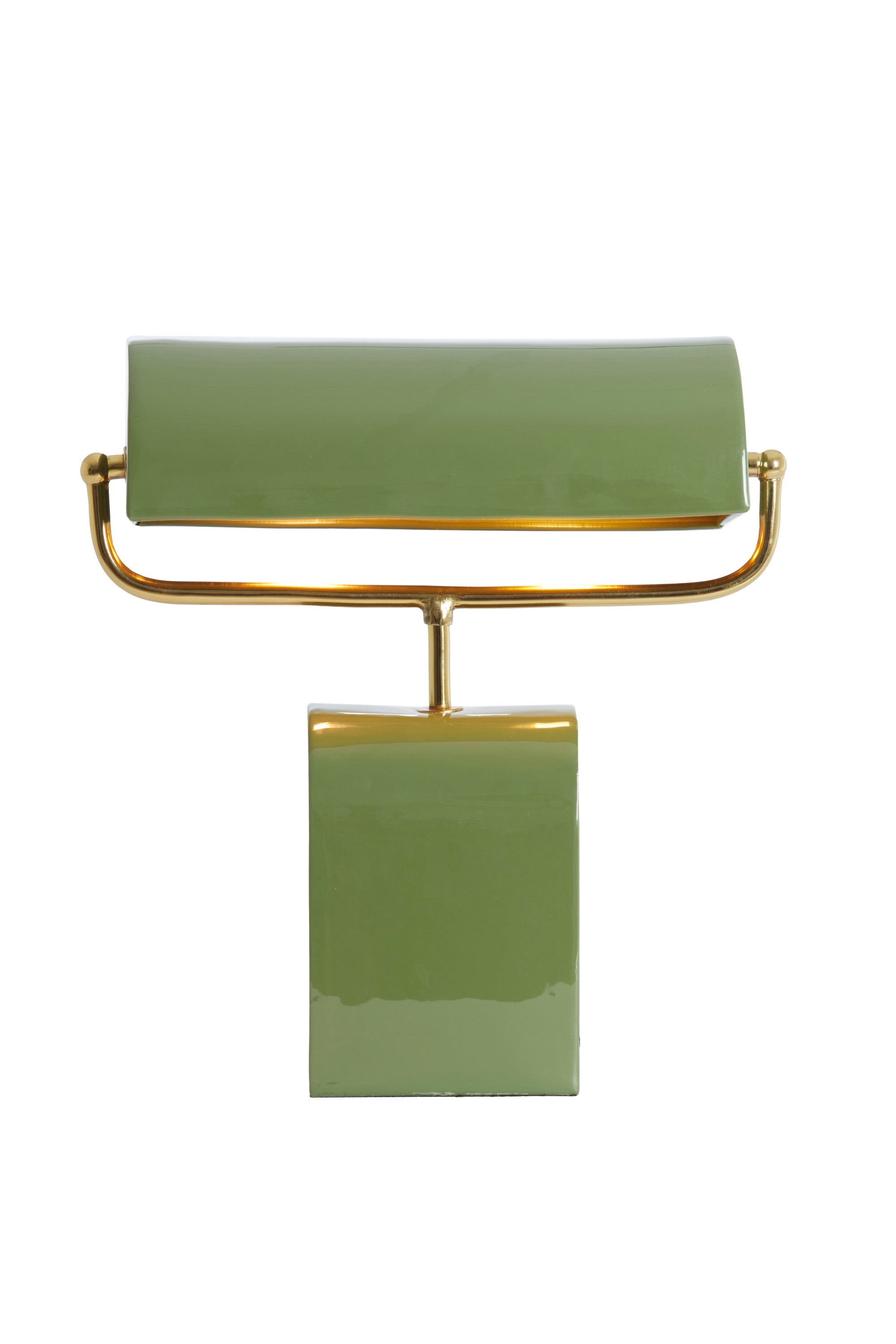 Cardona Light Green & Gold Metal Table Lamp