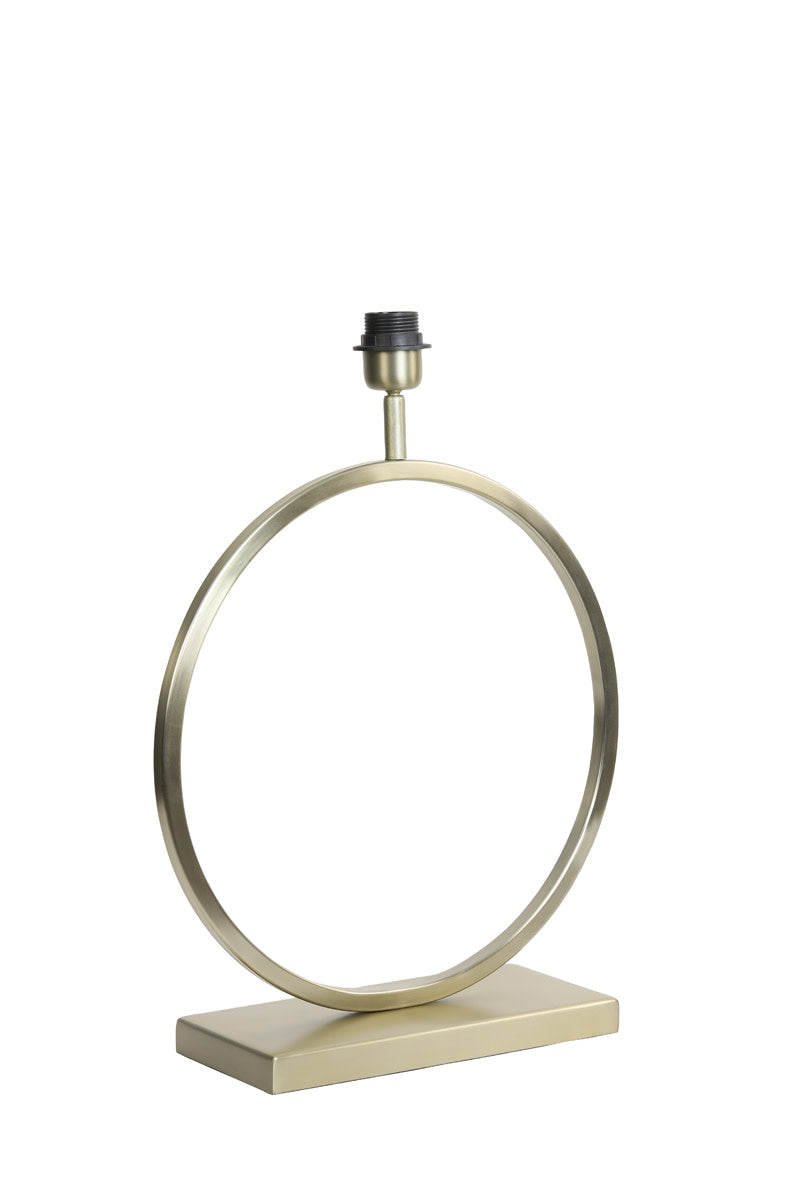 Liva Light Gold Metal Table Lamp Base 52cm