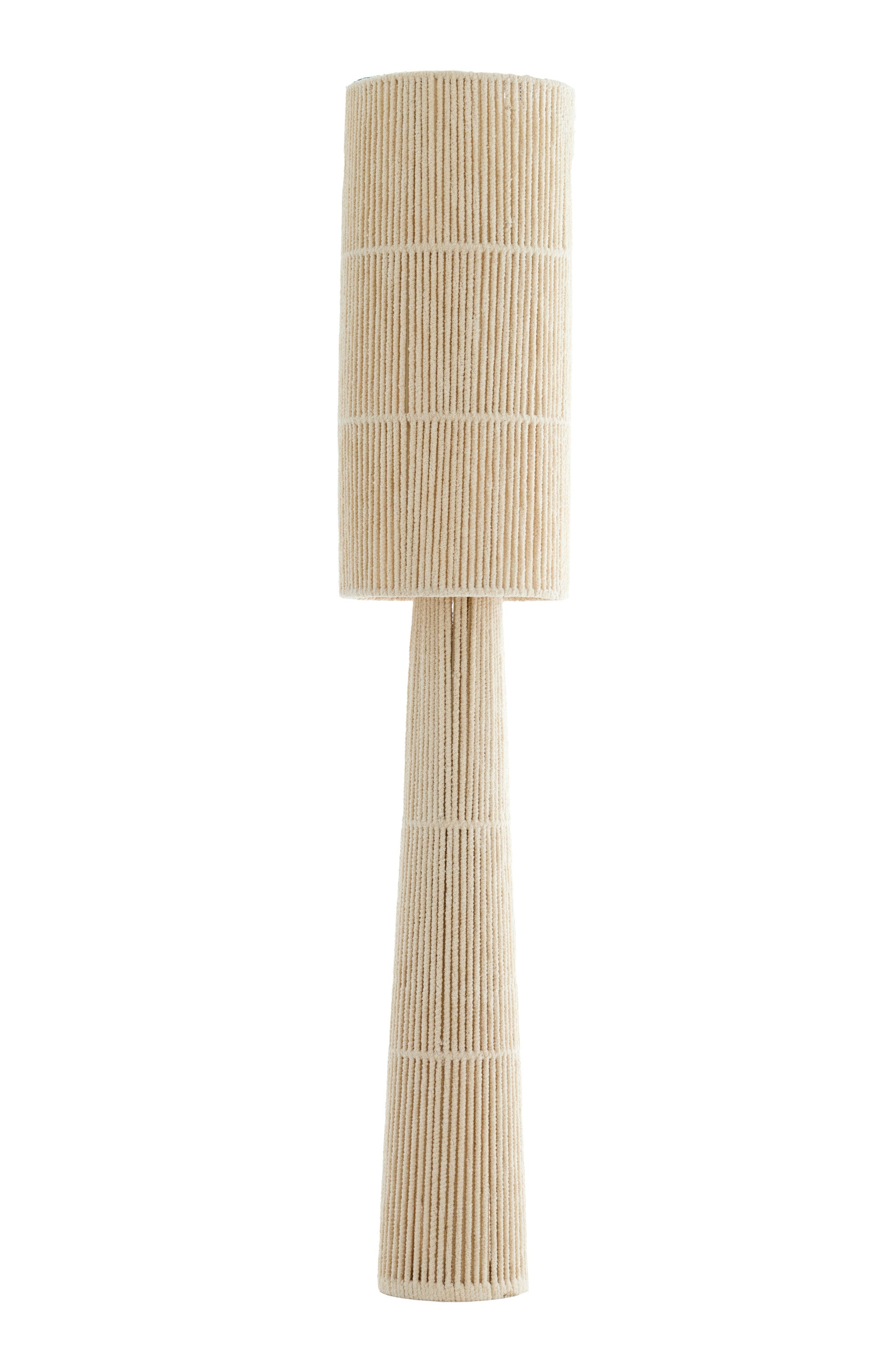Michiel Cream Chenille Floor Lamp