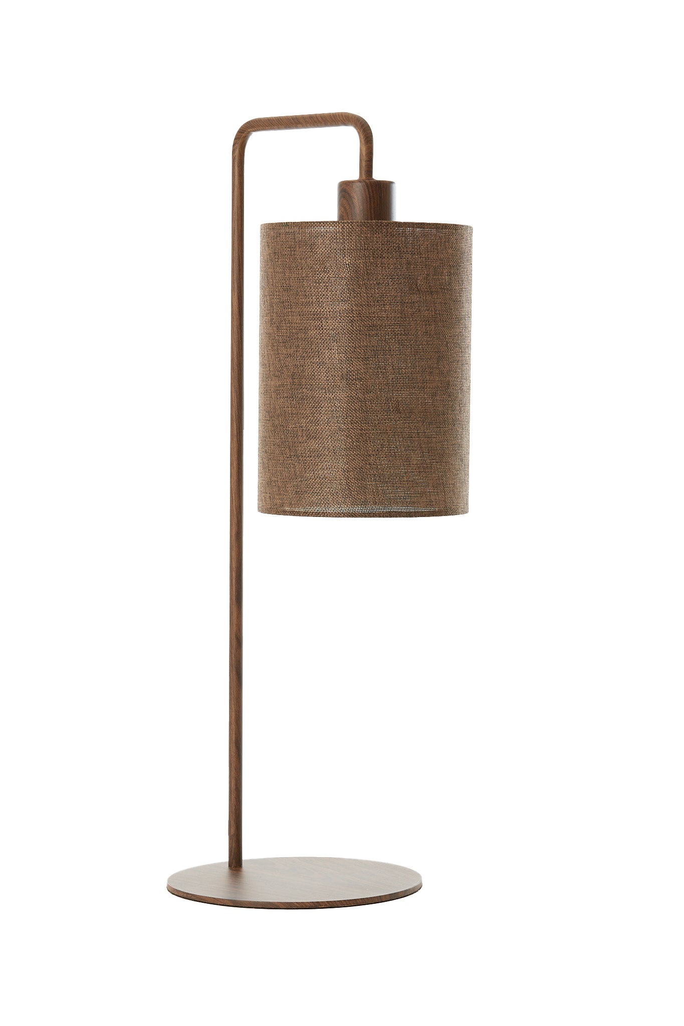 Donio Dark Brown Wood Effect Table Lamp