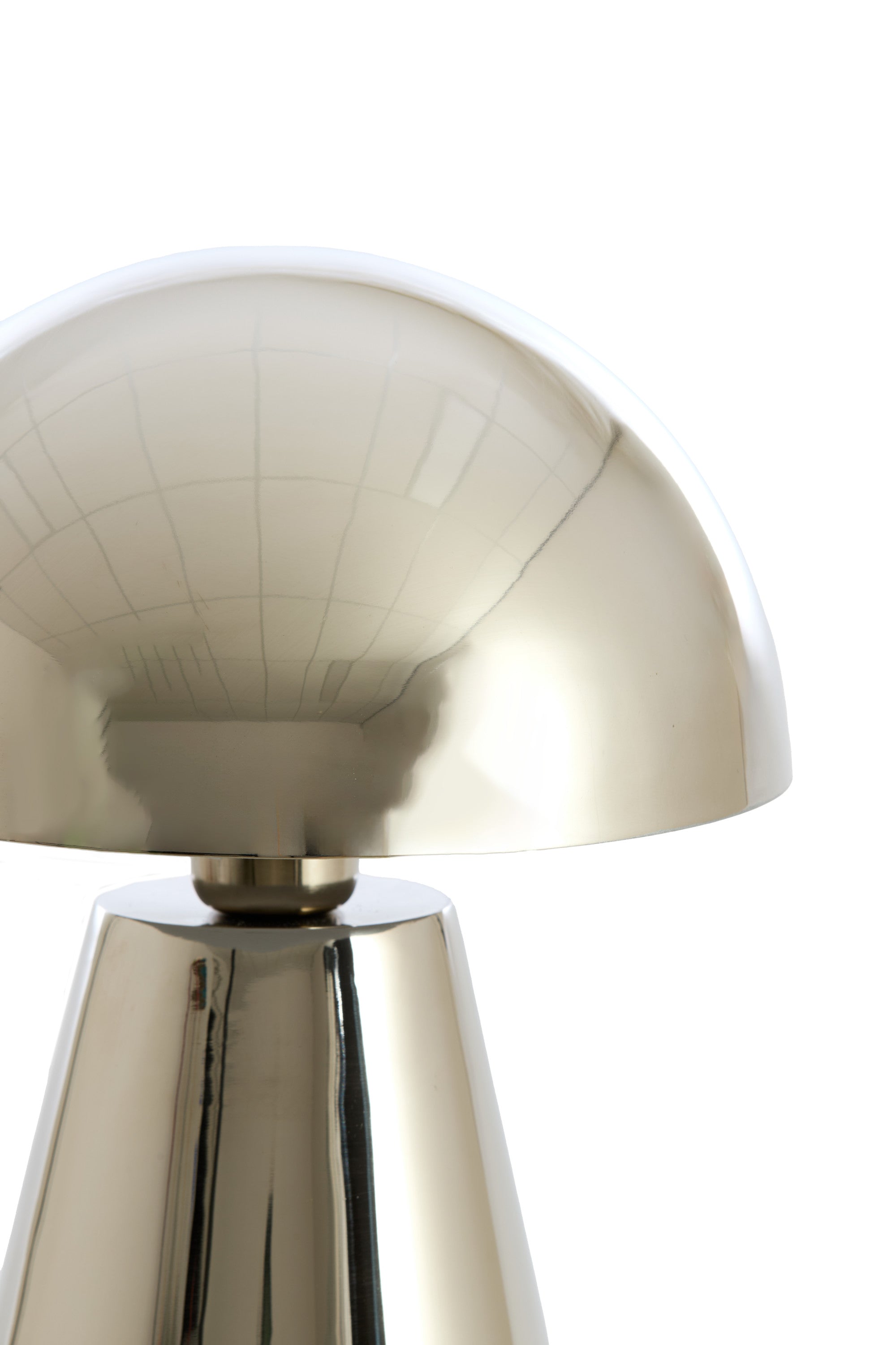Surrina Gloss Nickel Metal Table Lamp 49cm
