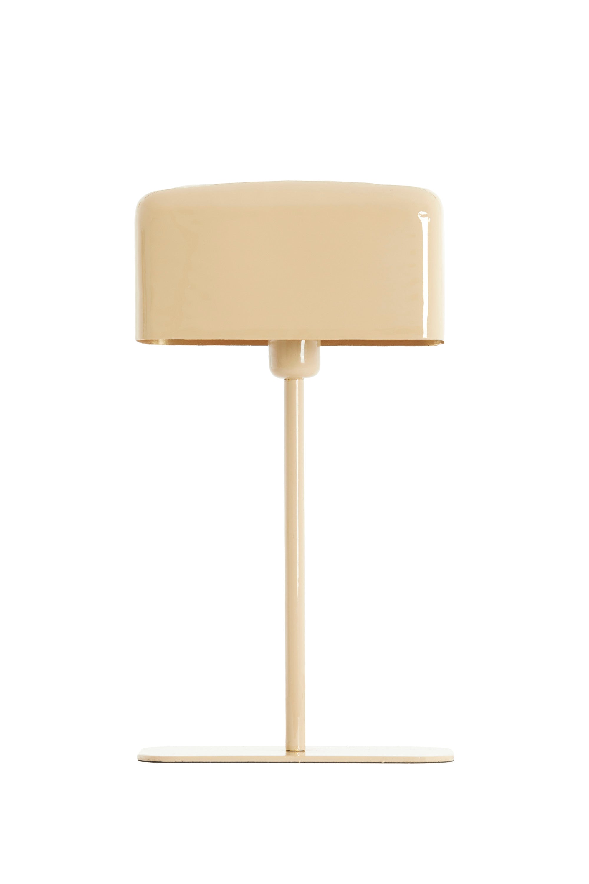 Elenie Gloss Sand Metal Table Lamp 48cm