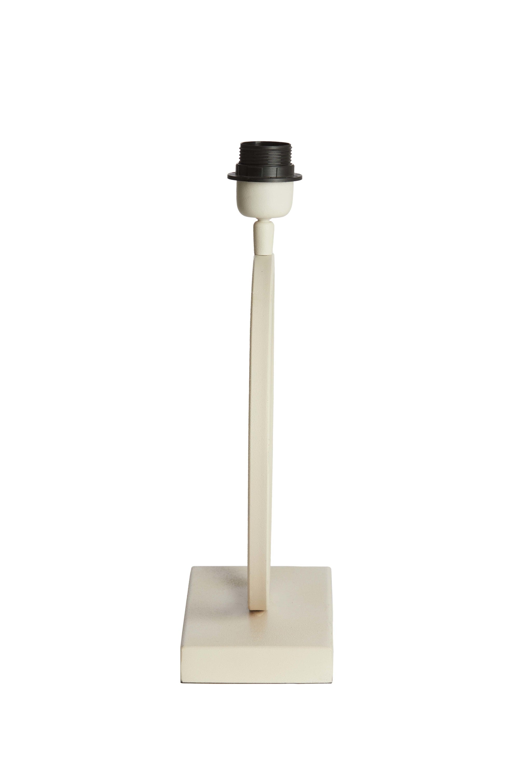 Liva Cream Metal Table Lamp Base 43cm