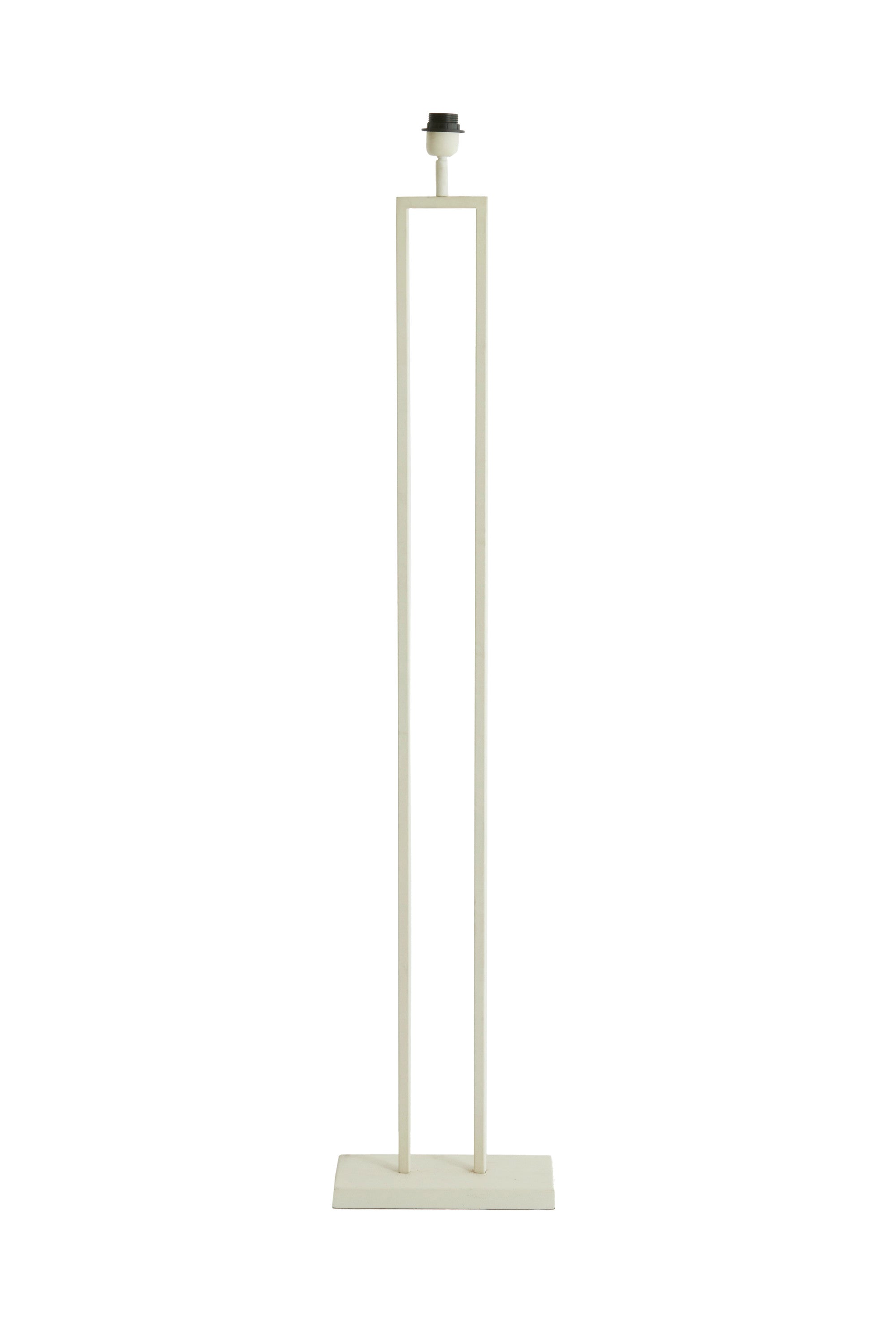 Shiva Cream Metal Floor Lamp Base