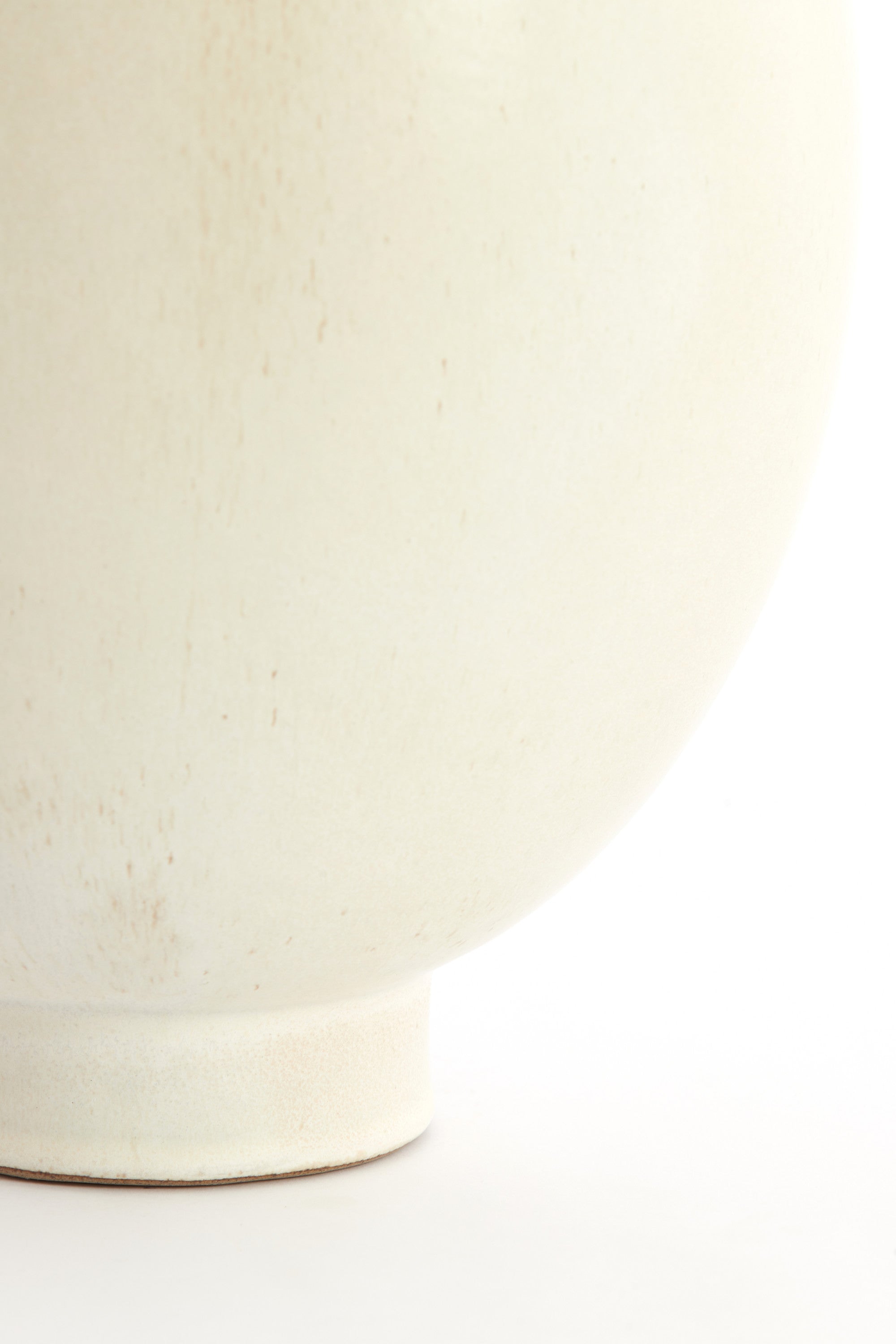 Lorea Matt Cream Ceramic Vase 33.5cm