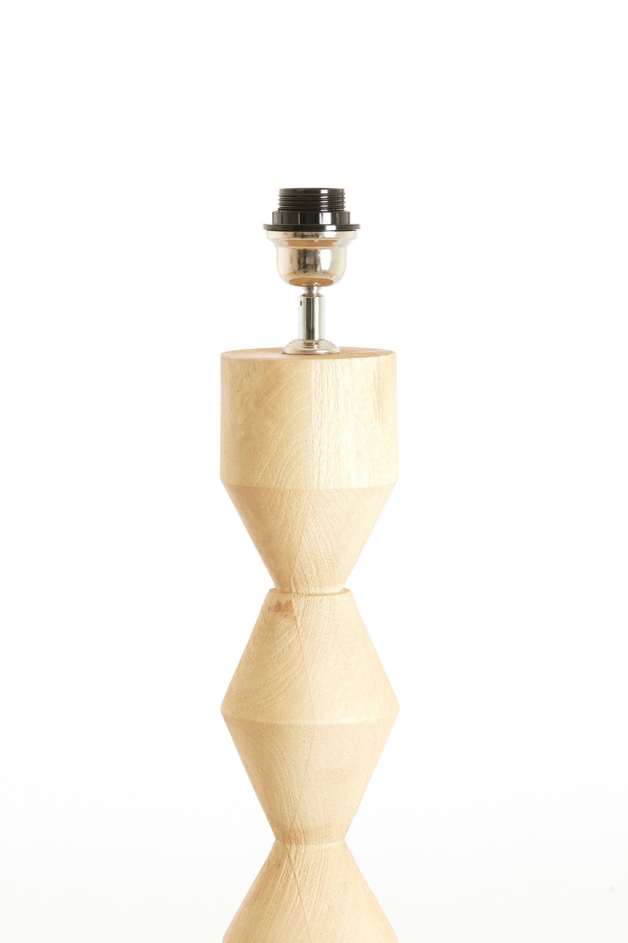Edie Matt Natural Wood Floor Lamp Base