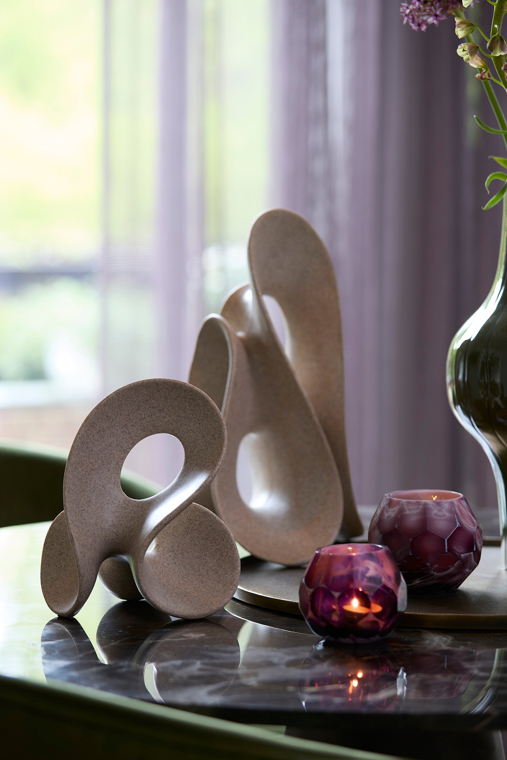 Zazina Taupe Ornament