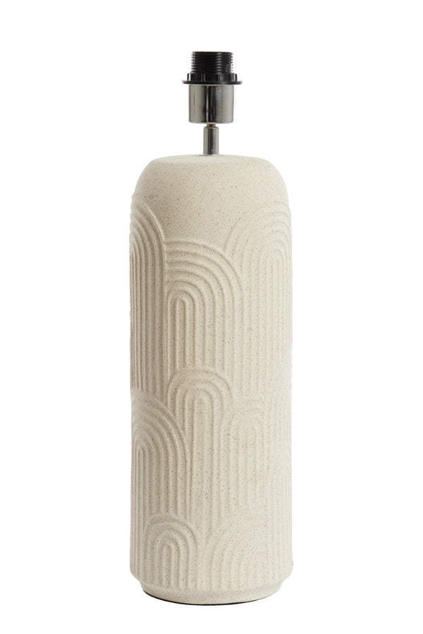 Diego Ecru Ceramic Table Lamp Base 51cm