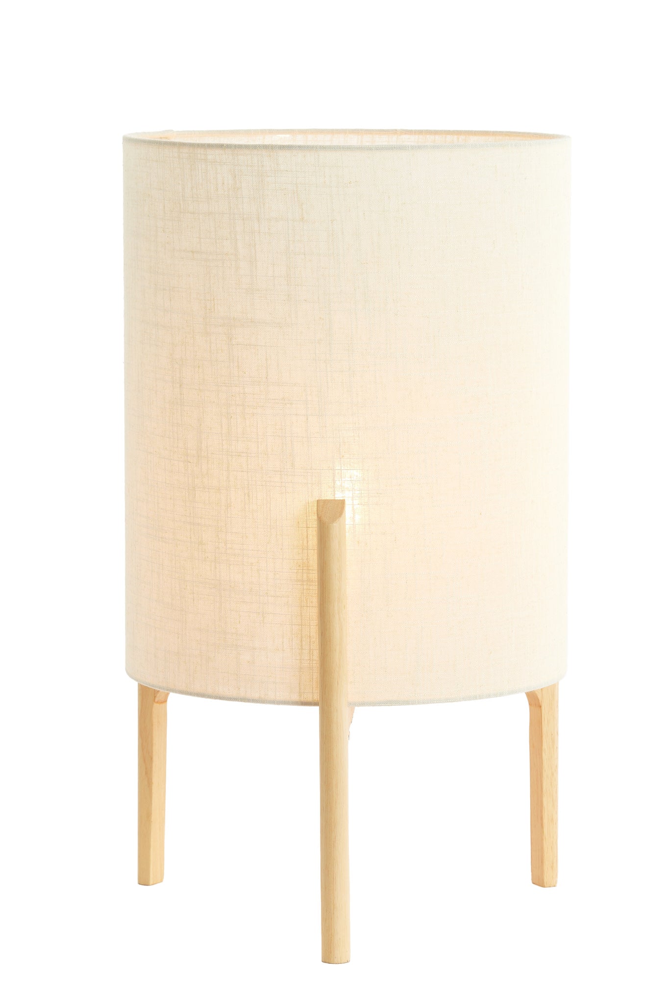 Litto Natural & White Linen Table Lamp 58cm