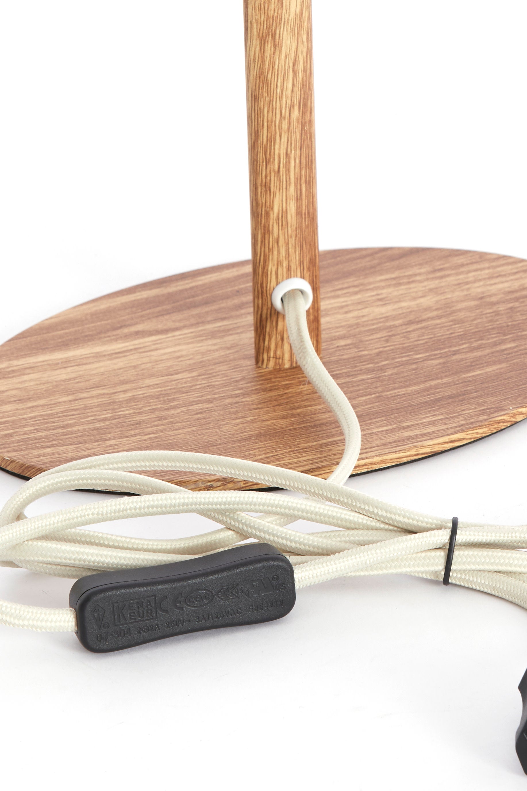 Cerini Natural Wood Effect Table Lamp Base