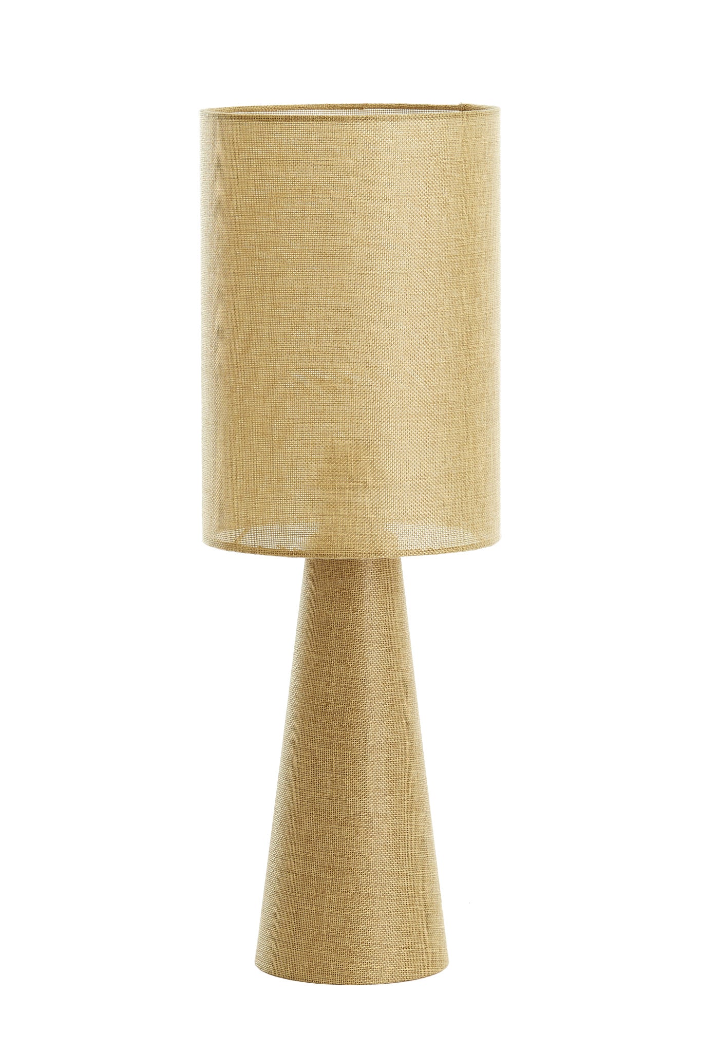 Micky Olive Green Linen Table Lamp
