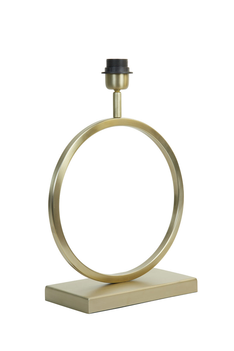 Liva Light Gold Metal Table Lamp Base 42cm