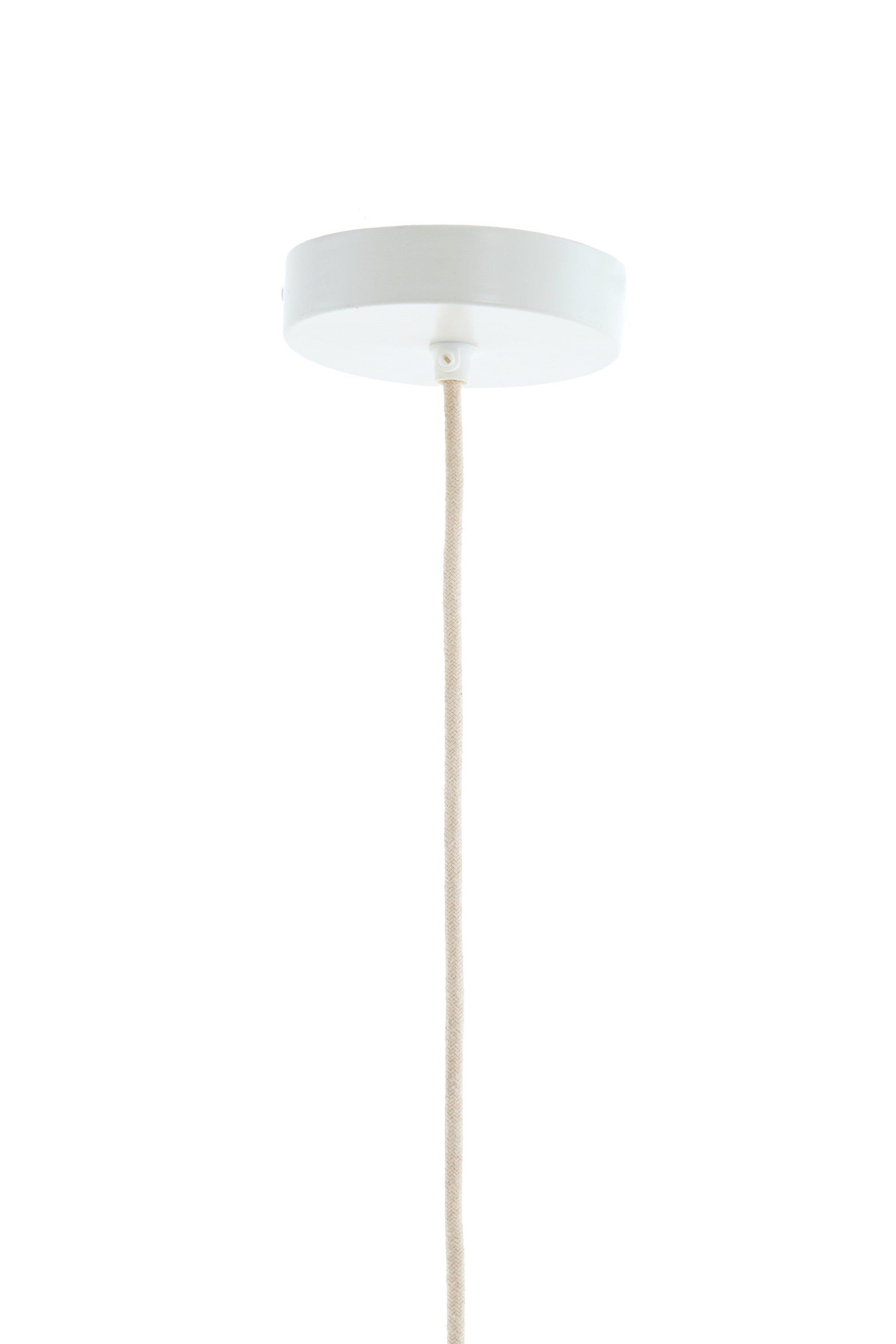 Kozana Cream & Dark Brown Pendant Light 36cm