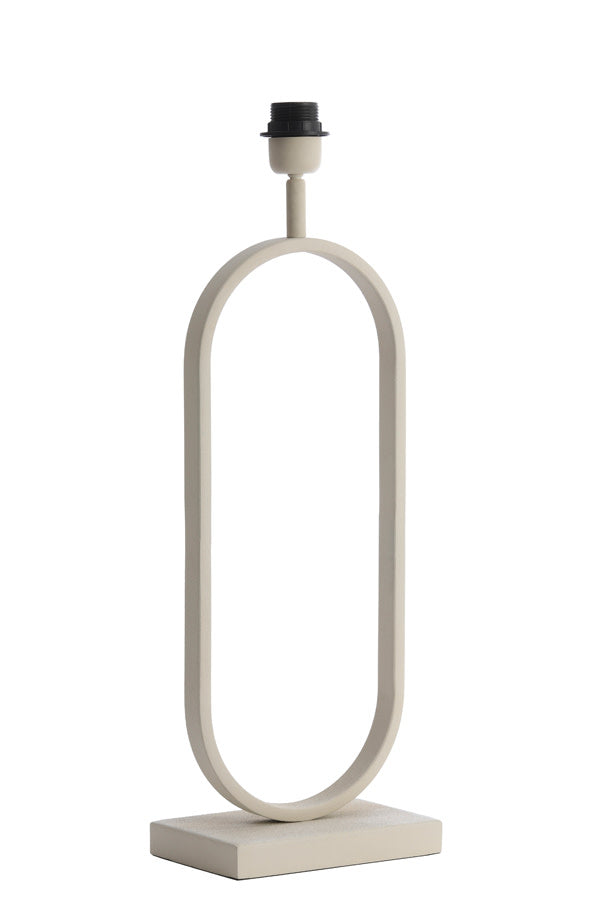 Jamiri Cream Metal Table Lamp Base 55cm