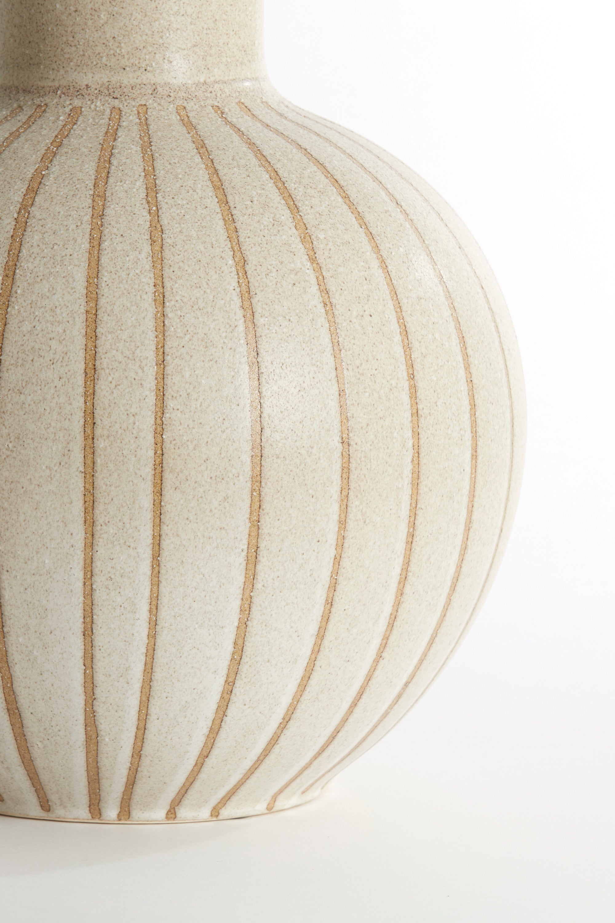 Ulloa Matt Sand & Brown Ceramic Vase 52cm