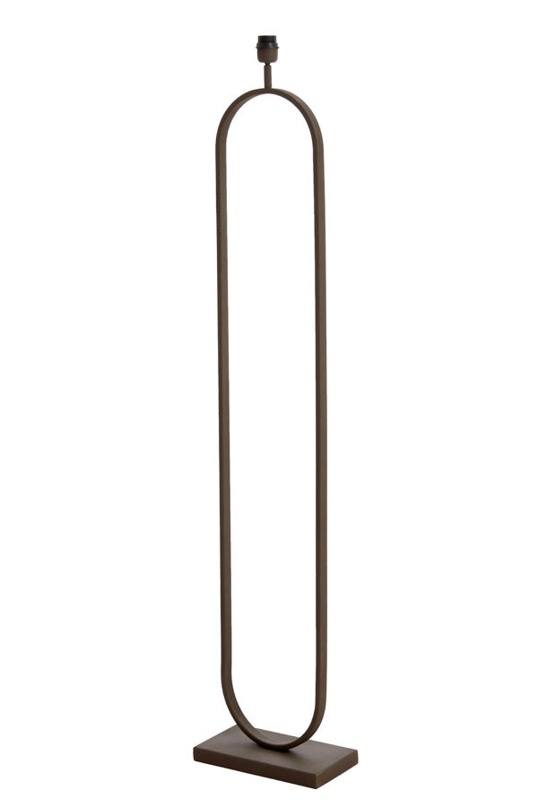 Jamiri Brown Metal Floor Lamp Base