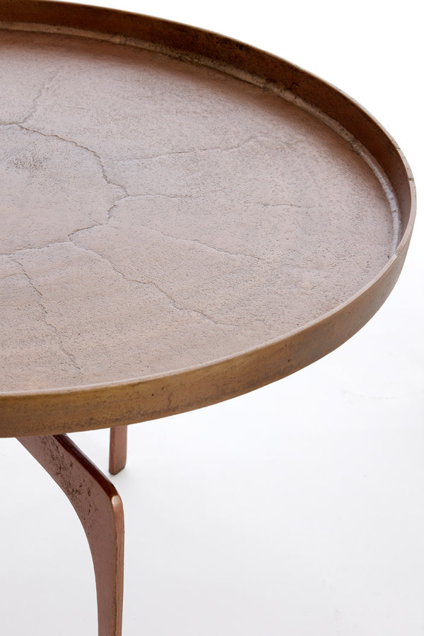 Pano Set of 2 Brown Bronze Coffee Tables