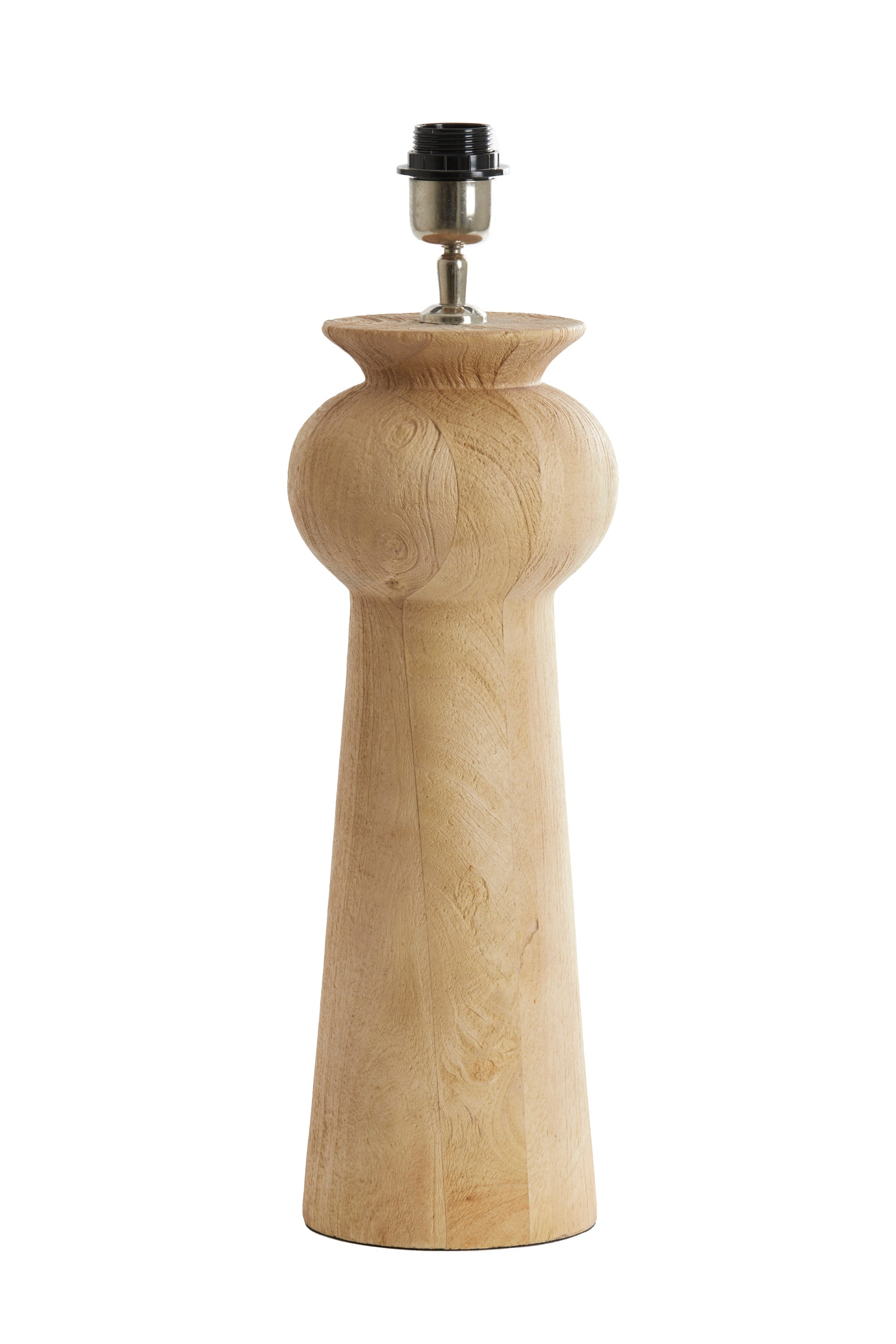 Baglio Matt Natural Wood Table Lamp Base 45cm