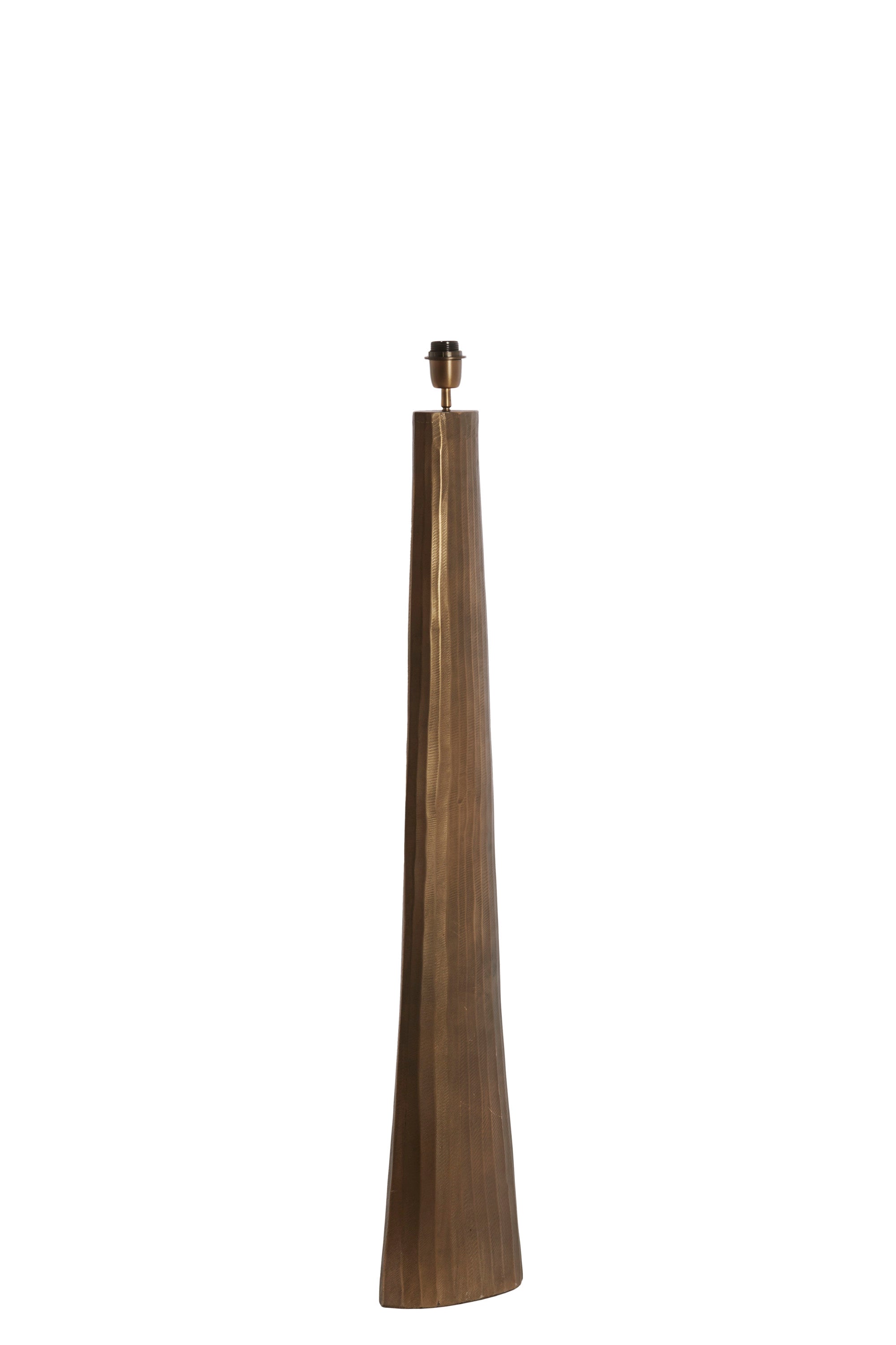 Mijas Brown Bronze Metal Floor Lamp Base 119cm