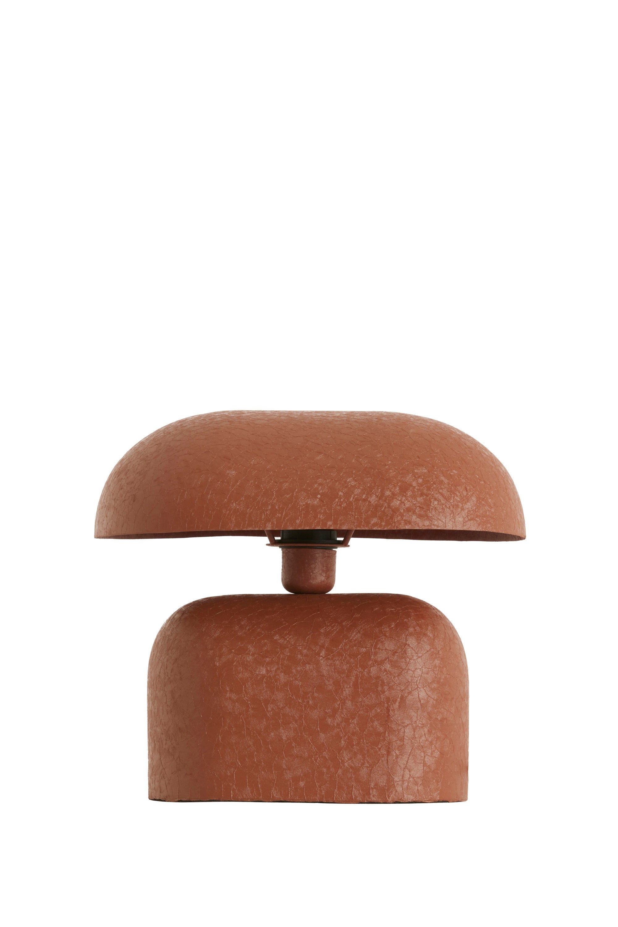 Todd Matt Dark Orange Metal Table Lamp