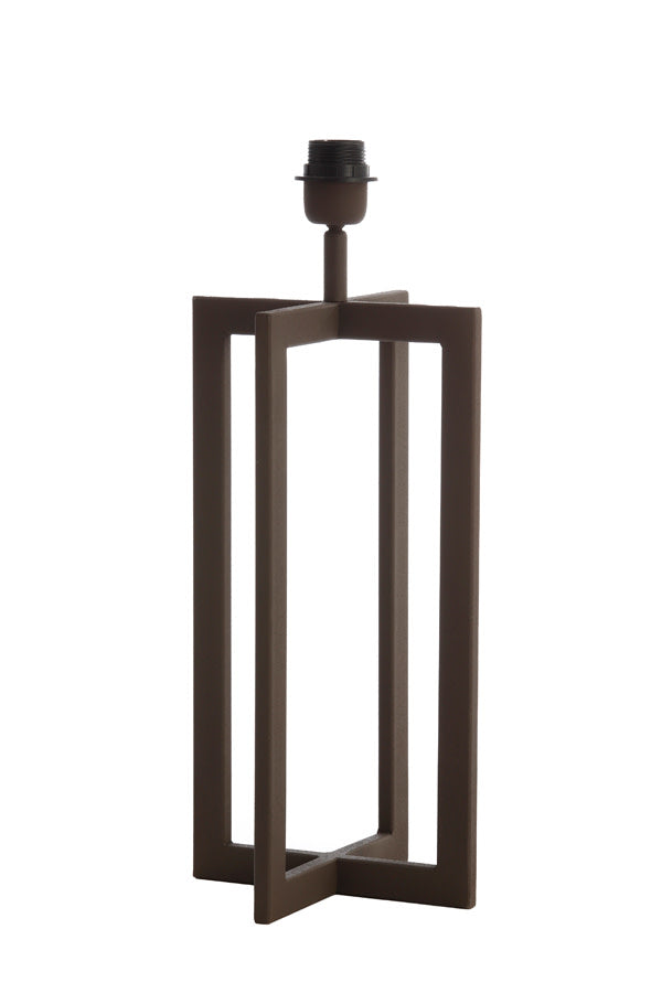 Mace Brown Metal Table Lamp Base