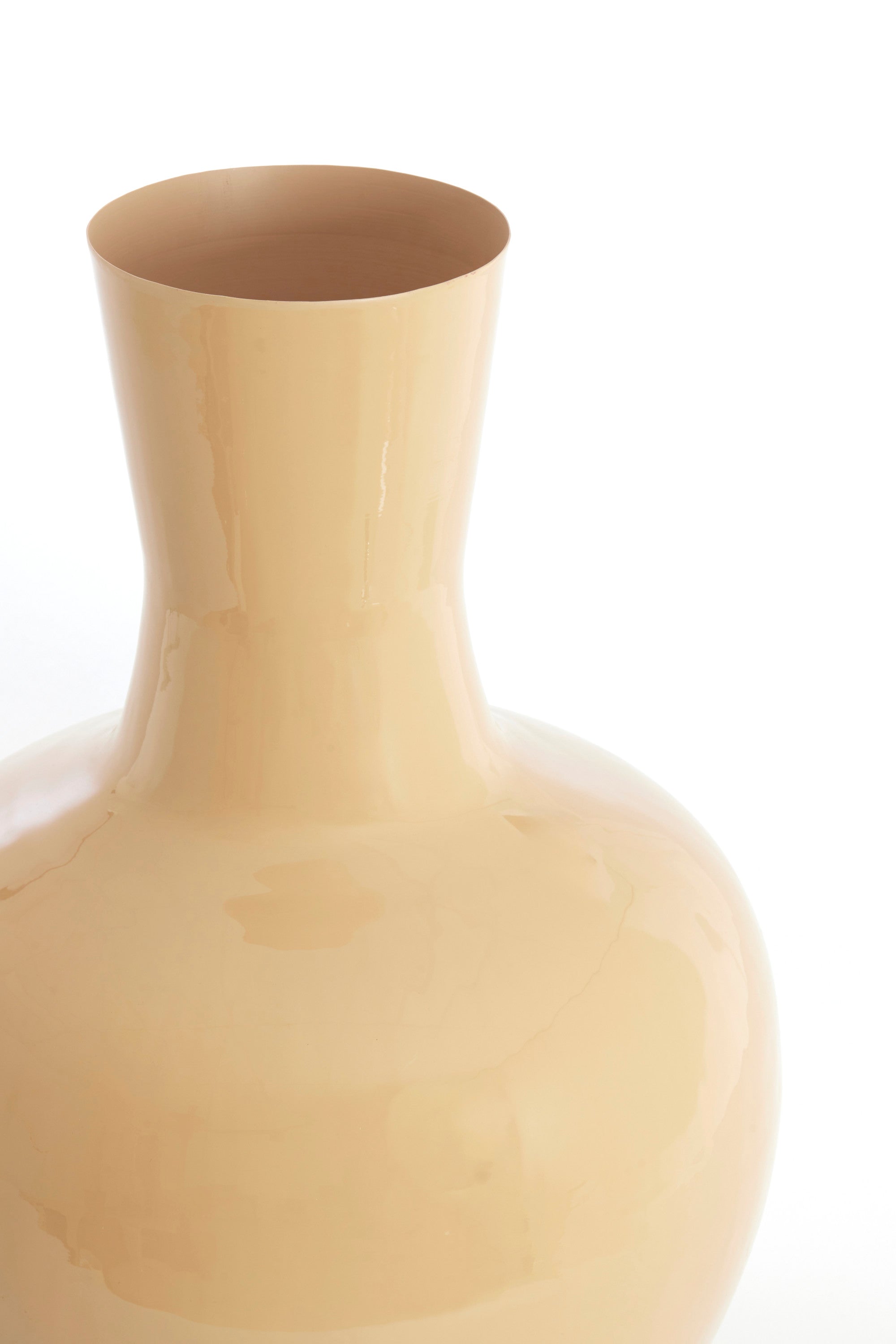 Nana Gloss Sand Metal Vase 69cm