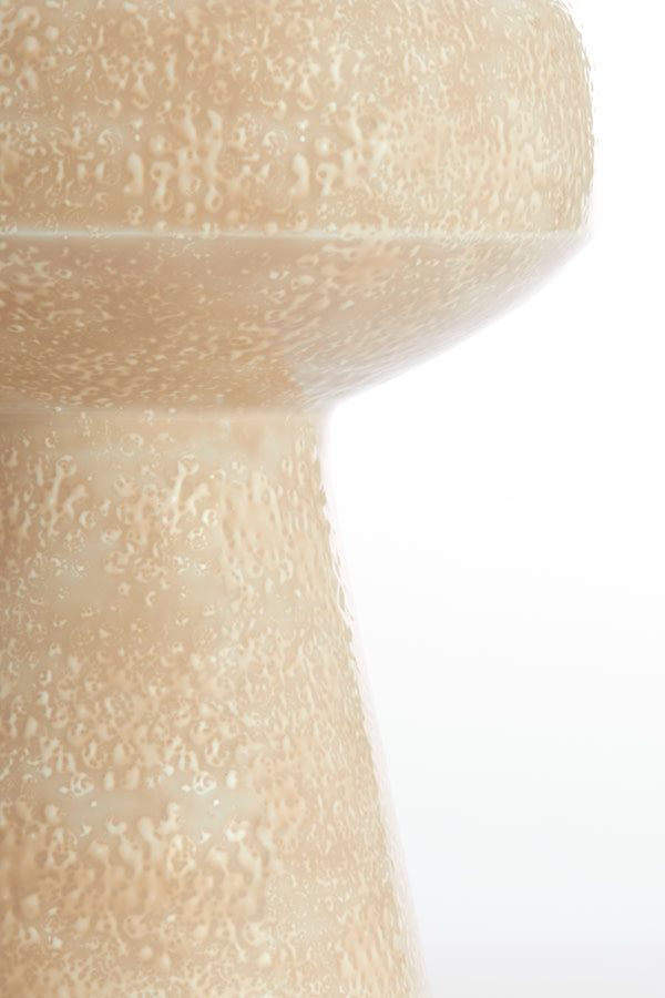 Dakwa Gloss Sand Metal Round Side Table 42cm