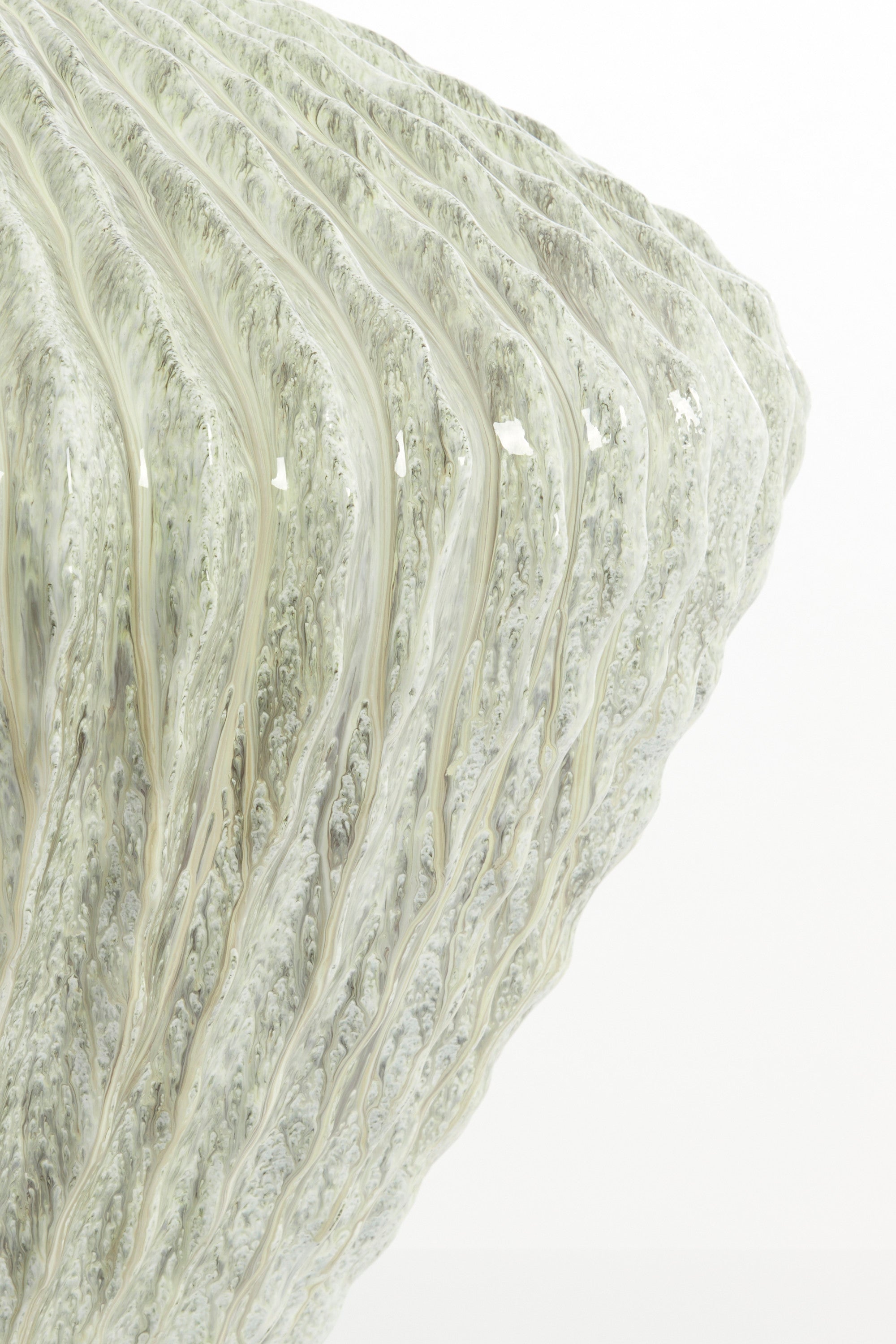 Cacti Gloss Mint Green Decorative Planter 53cm