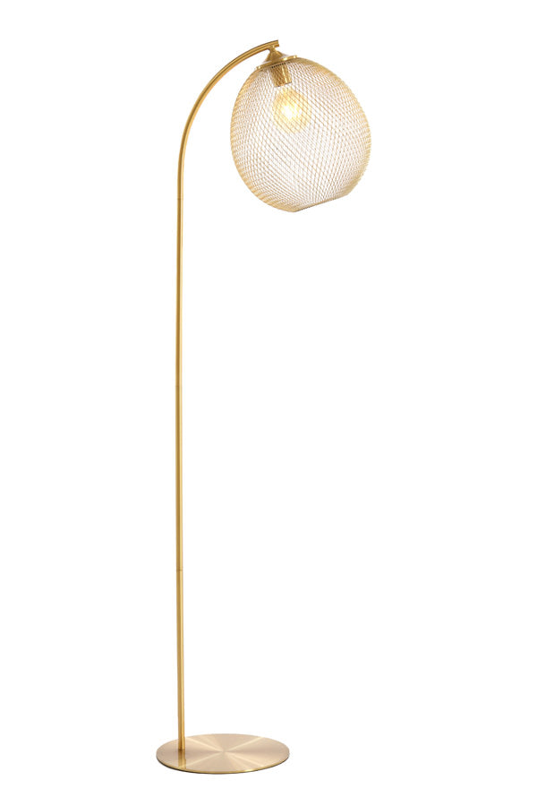 Moroc Gold Metal Floor Lamp