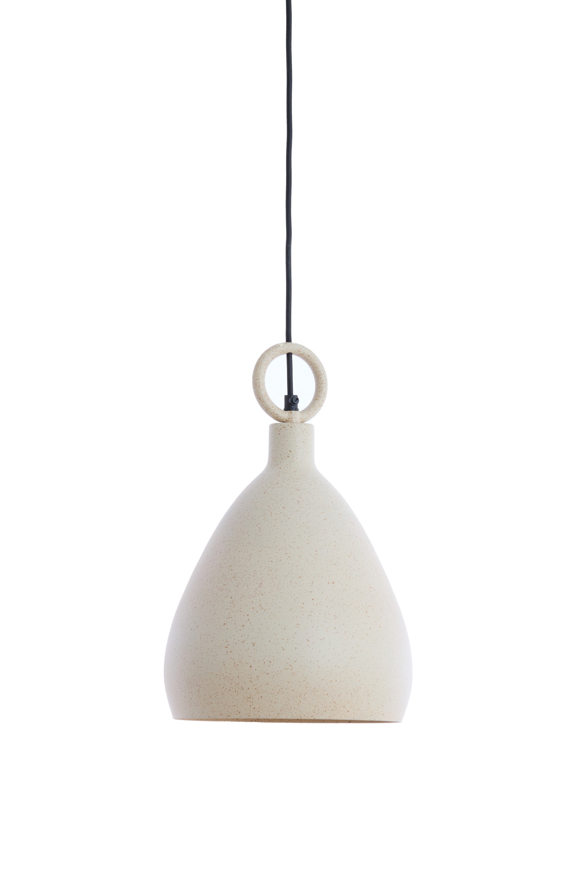 Risari Sand & Light Brown Spotted Metal Pendant Light