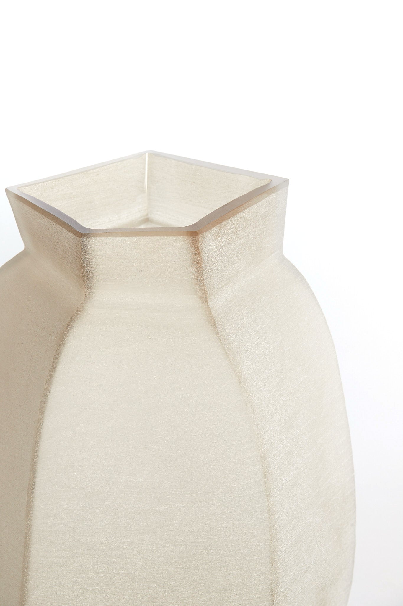 Veliko Light Brown Glass Vase 27cm