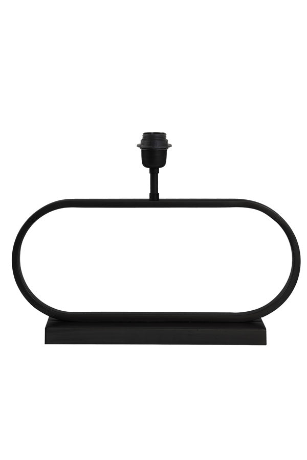 Jamiro Matt Black Metal Large Table Lamp Base 29cm